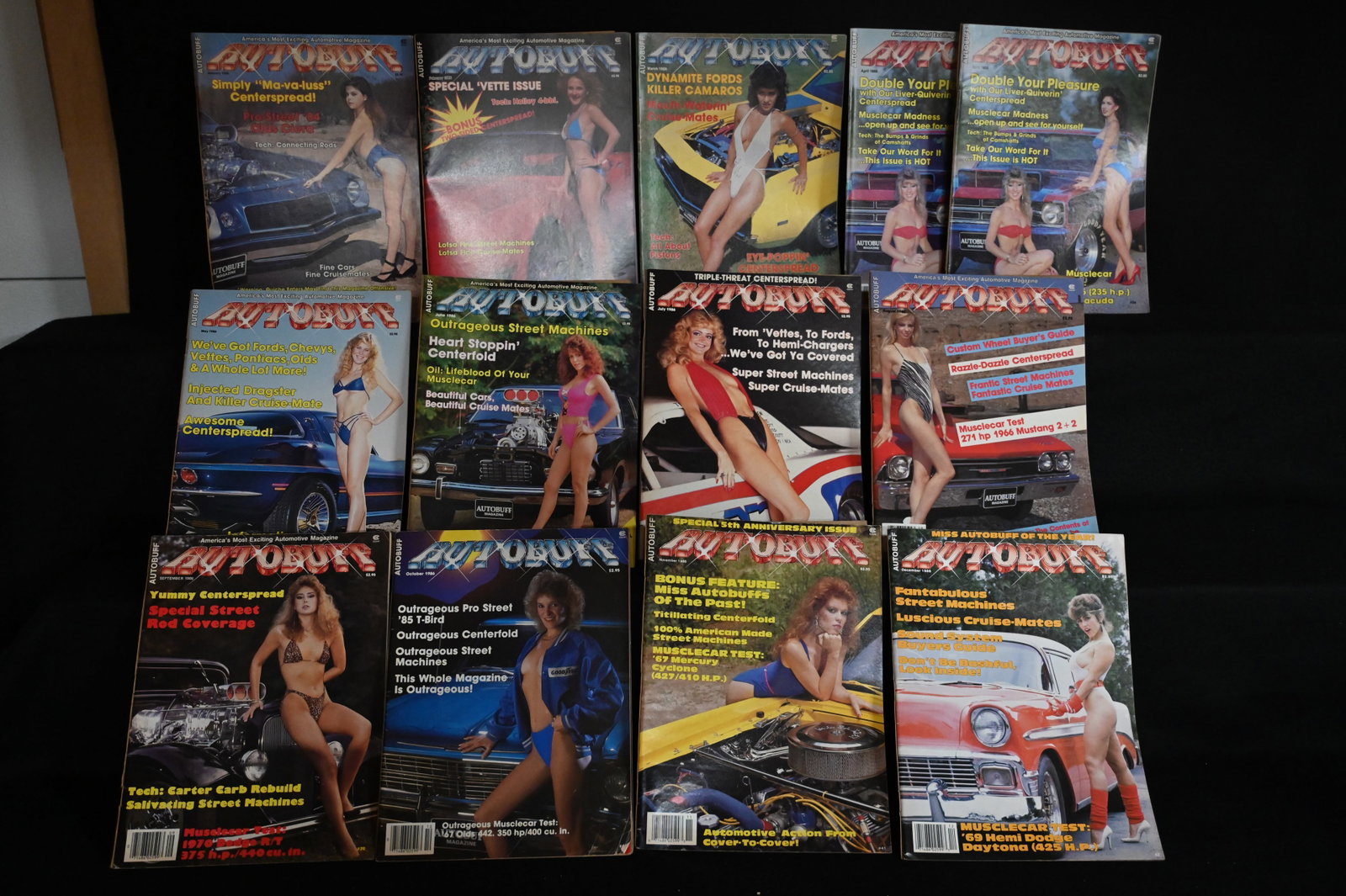 13 AUTOBUFF 1986 Magazines. The Magazine for the adult auto enthusiast. Most are in great: 13 AUTOBUFF 1986 Magazines. The Magazine for the adult auto enthusiast. Most are in great condition. These sell on eBay for $10-$15 each.