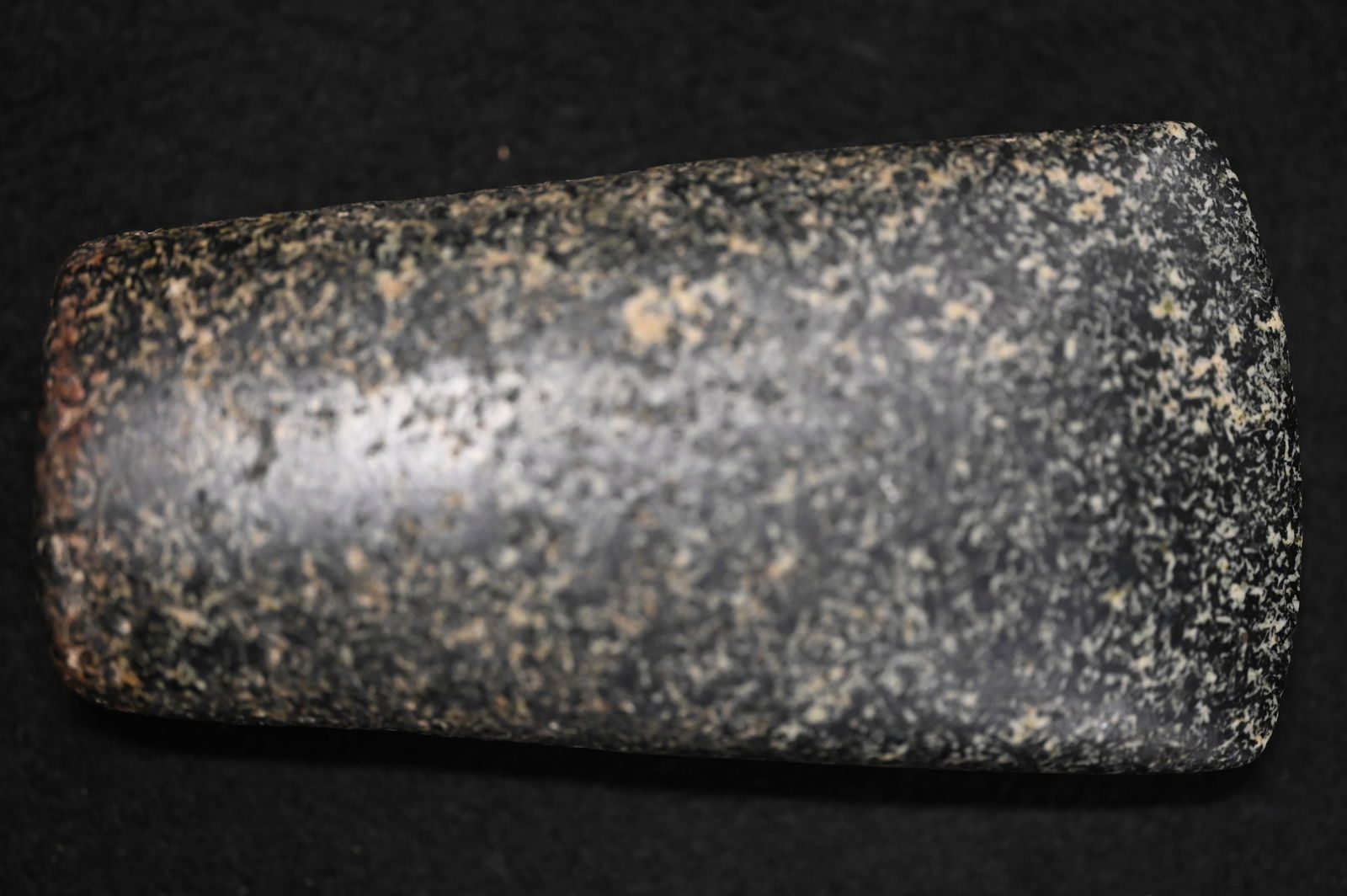 5 3/16" Speckled Granite Celt Found in Macoupin Co. Illinois Comes with a Ryan Keele COA Ex: Steve (1 of 10)