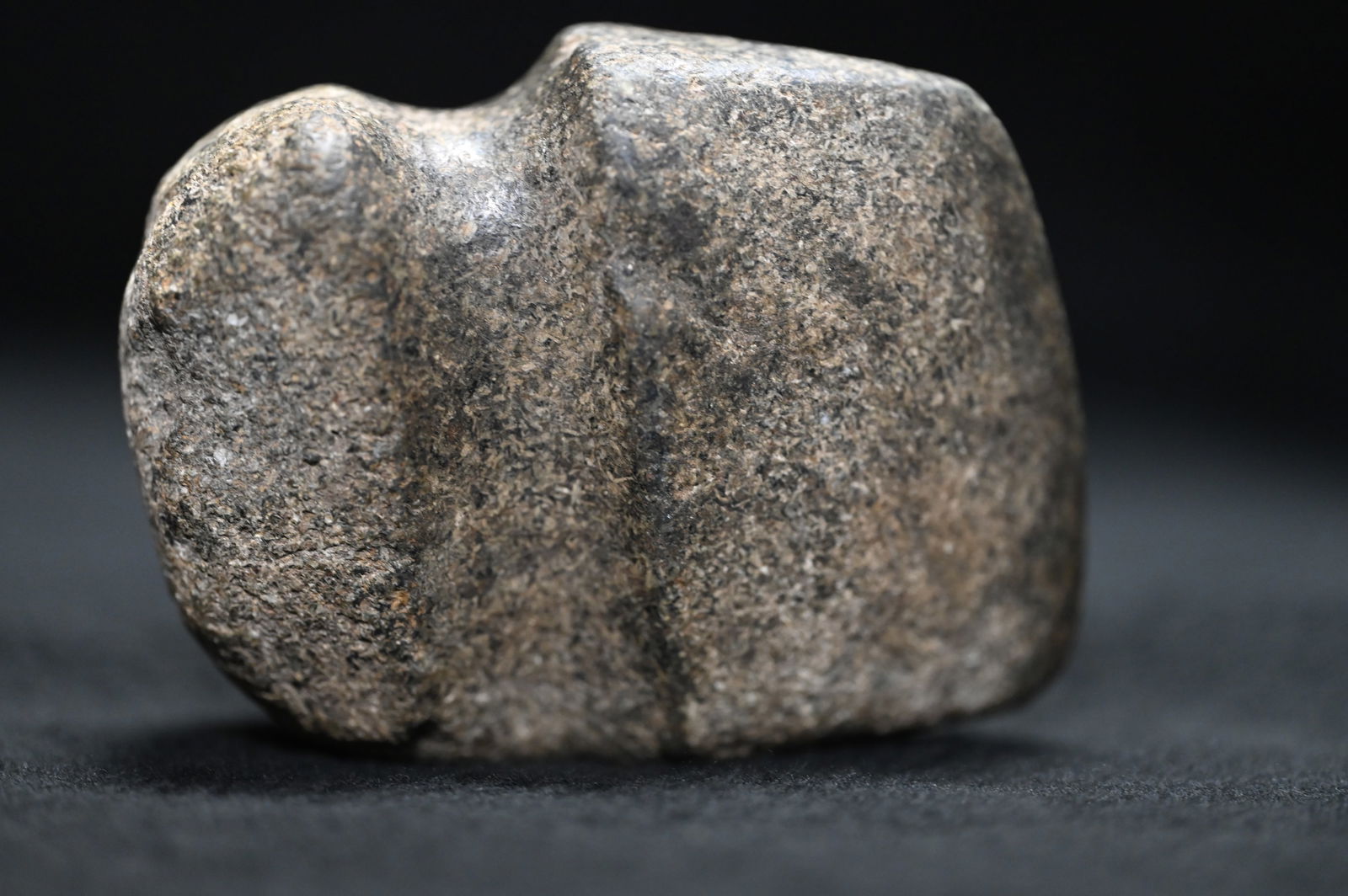 3 1/2" Granite 3/4 Groove Axe Found in Adair Co. Missouri Ex: John Bender, Matt Lay Collections. (1 of 9)