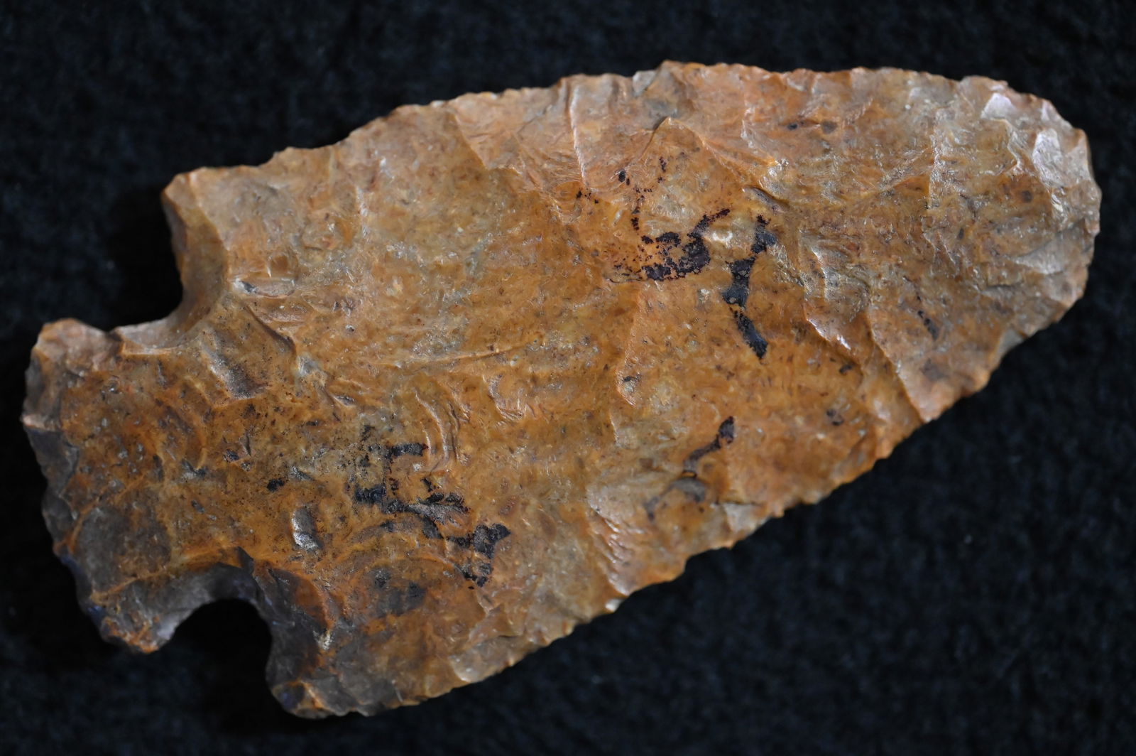 3 1/4" Creek Stained Snyders Found in Audrain Co. Missouri. (1 of 10)