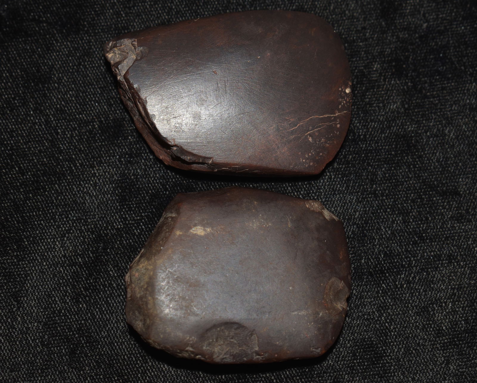 2 Small Hematite Celts found in Lafayette County, Missouri (1 of 7)