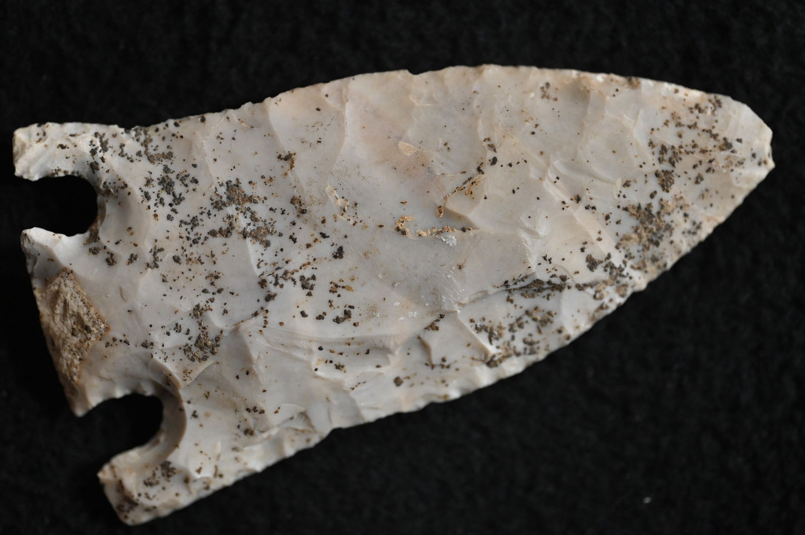 3" Smith Arrowhead Found in Pulaski Co. Missouri. Heavily covered in mineral deposits. (1 of 9)