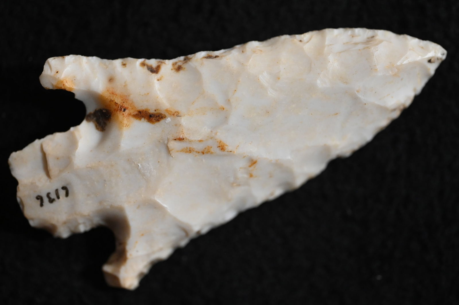 3 1/8" Mehlville Found in Scott Co. Illinois.  Ex: Steve Manos Collection. (1 of 10)