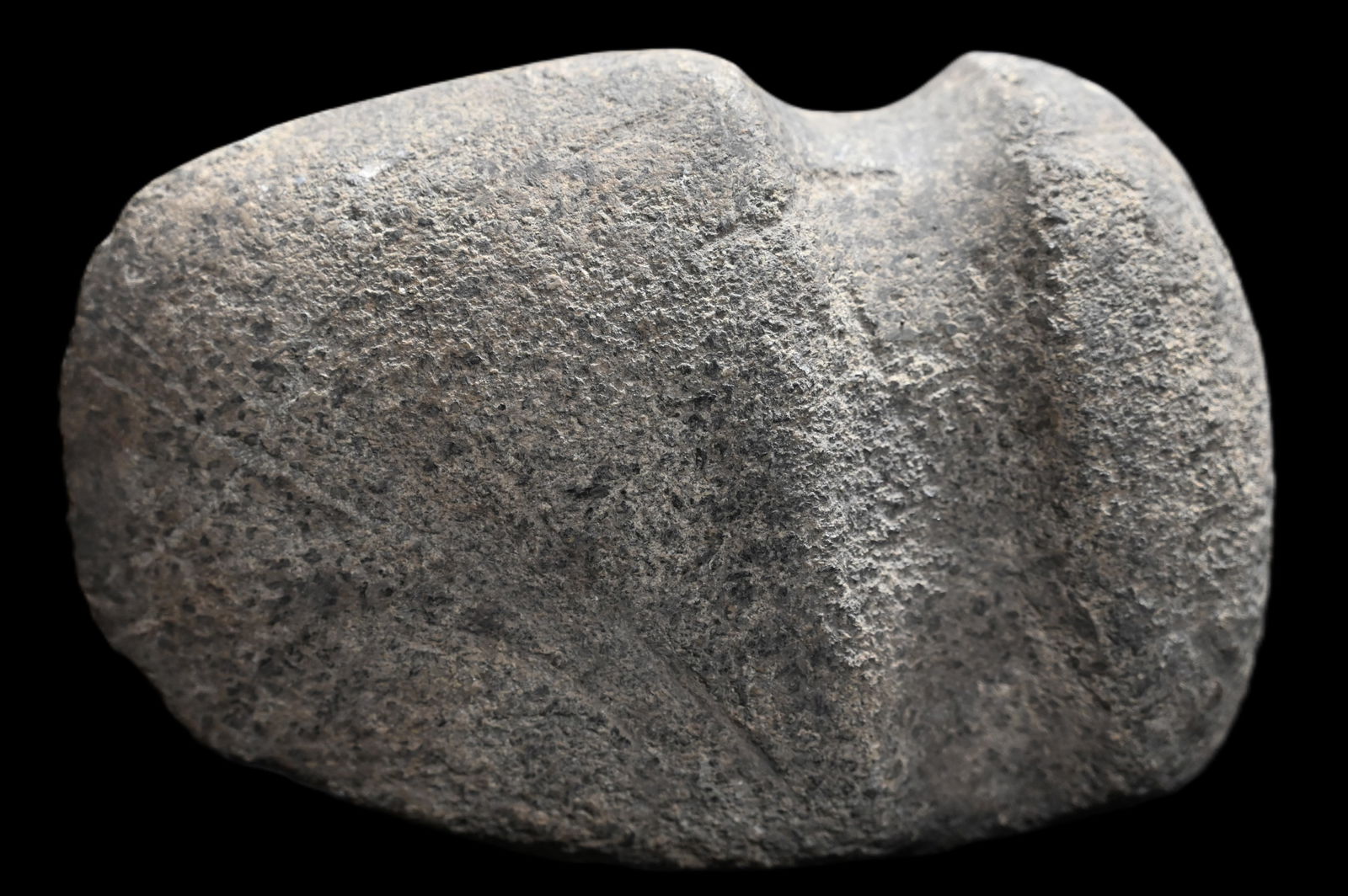 6 1/4" Granite 3/4 Groove Axe Found in Franklin Co. Missouri Ex: Raenhard Wesselschmidt Collection. (1 of 9)