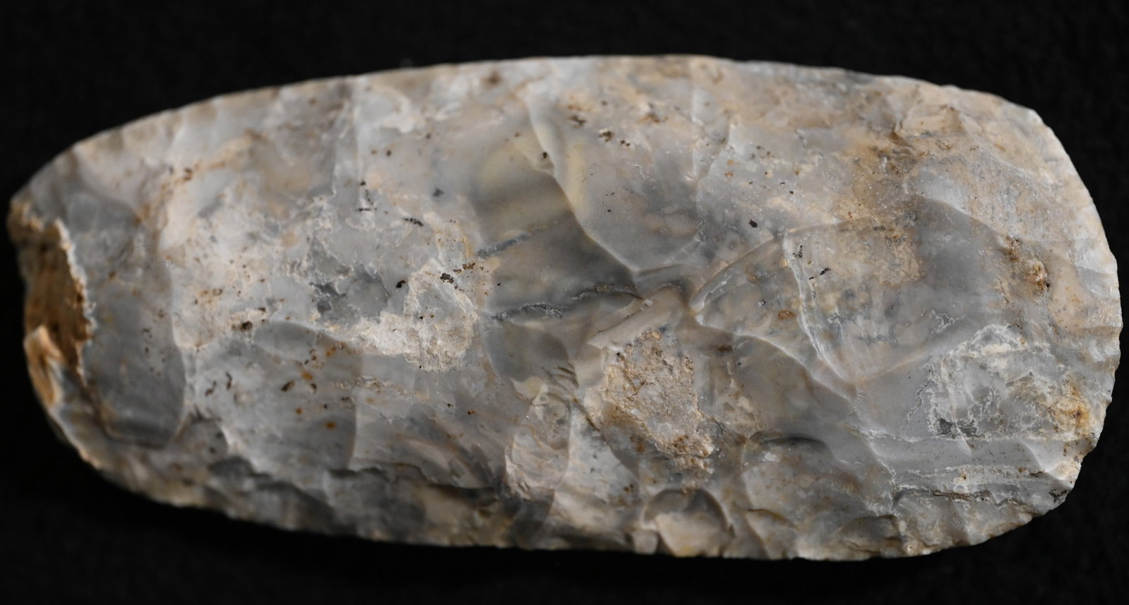4 3/4" Mozarkite Heavily Polished Digger Found in Miller Co. Missouri.: 4 3/4" Mozarkite Heavily Polished Digger Found in Miller Co. Missouri. Key words: Ancient, Prehistoric Native American Indian Artifacts, Arrowheads, Stone Tools