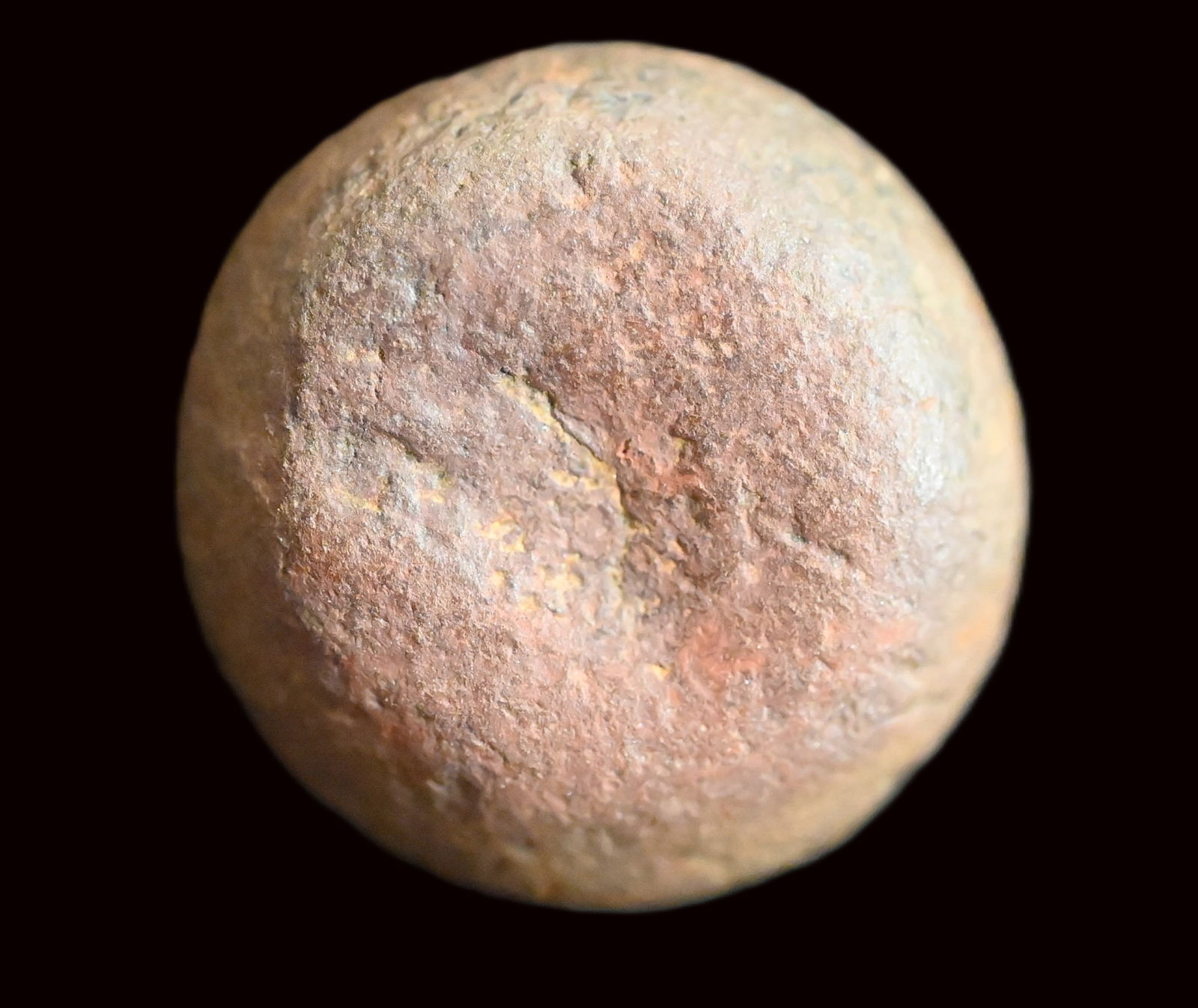 1 1/16" Miniature Discoidal Found in Adair Co. Missouri Ex: John Bender Collection. (1 of 6)