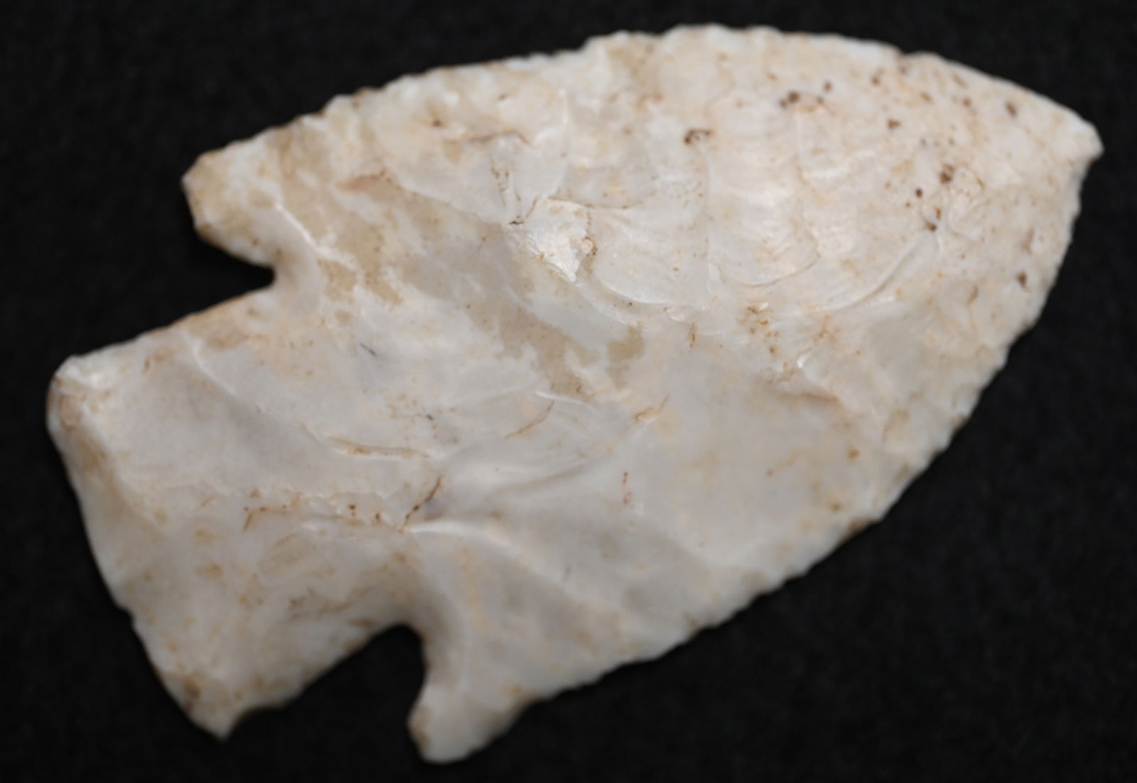 2 7/8" Hardin Found in Pike Co. Illinois.  Basal Grinding on all sides and a nice form.  Made out of (1 of 10)