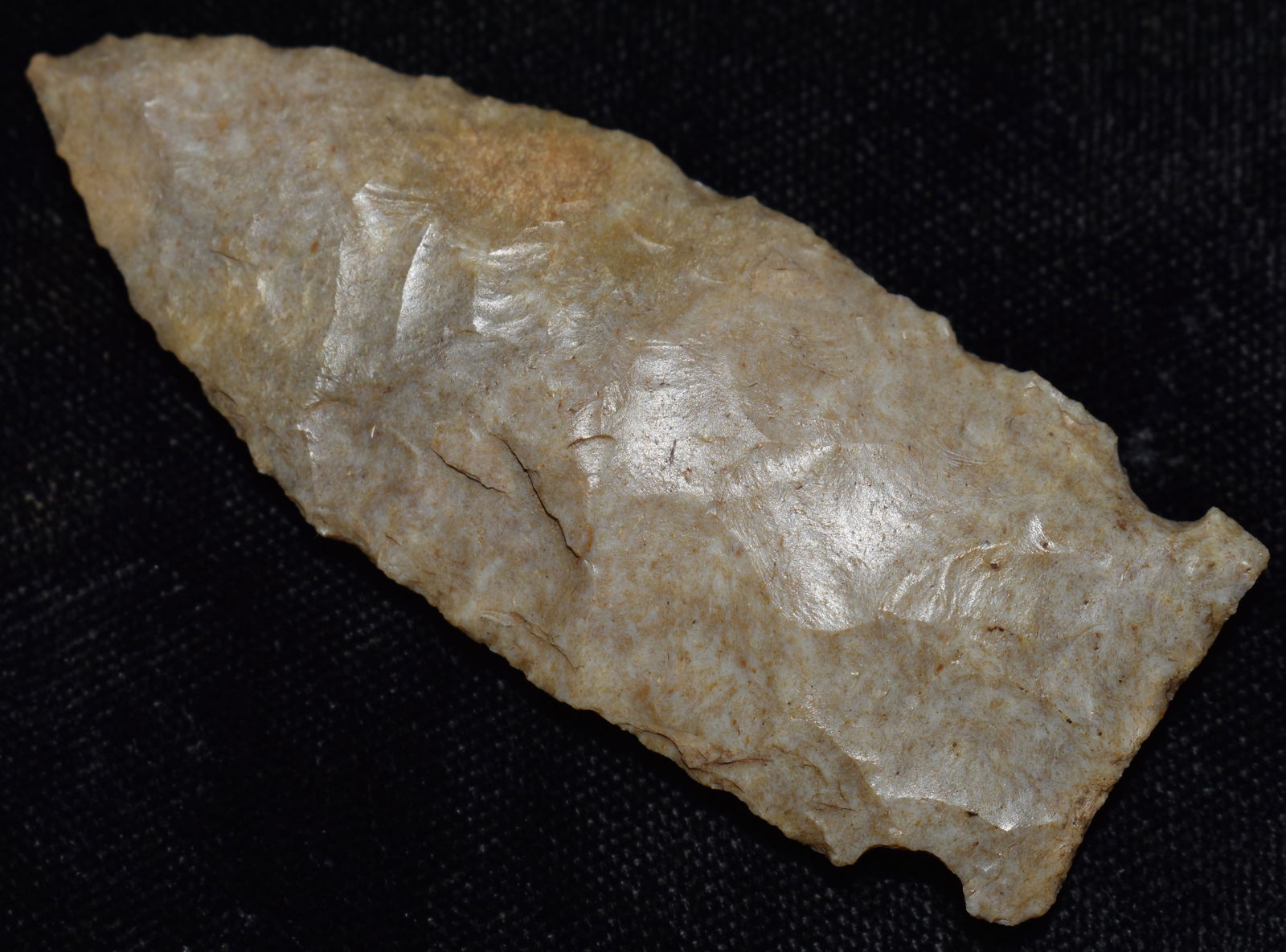 2 5/8" River Patinated Raddatz Arrowhead found in Lafayette County, Missouri (1 of 9)