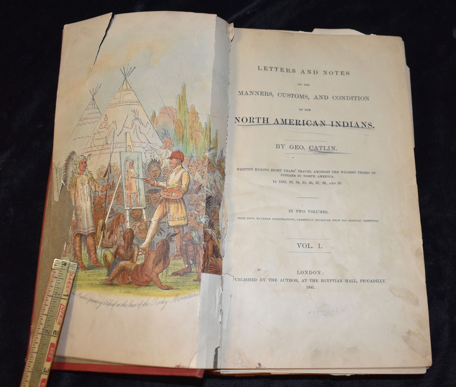 1841 Letters and Notes on the Manners, Customs, and Condition of the North American Indians: 1841 Letters and Notes on the Manners, Customs, and Condition of the North American Indians Volume 1 by George Catlin. This work contains a vast wealth of material gathered during Catlin's travels amo