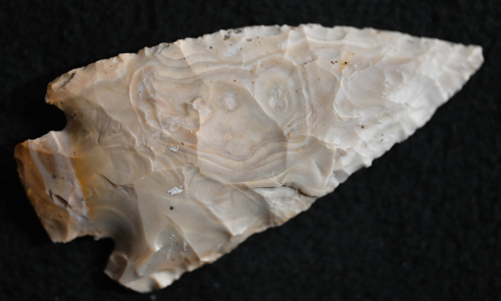 3 3/16" Mozarkite Smith Found in Moniteau Co. Missouri.: 3 3/16" Mozarkite Smith Found in Moniteau Co. Missouri. Key words: Ancient, Prehistoric Native American Indian Artifacts, Arrowheads, Stone Tools