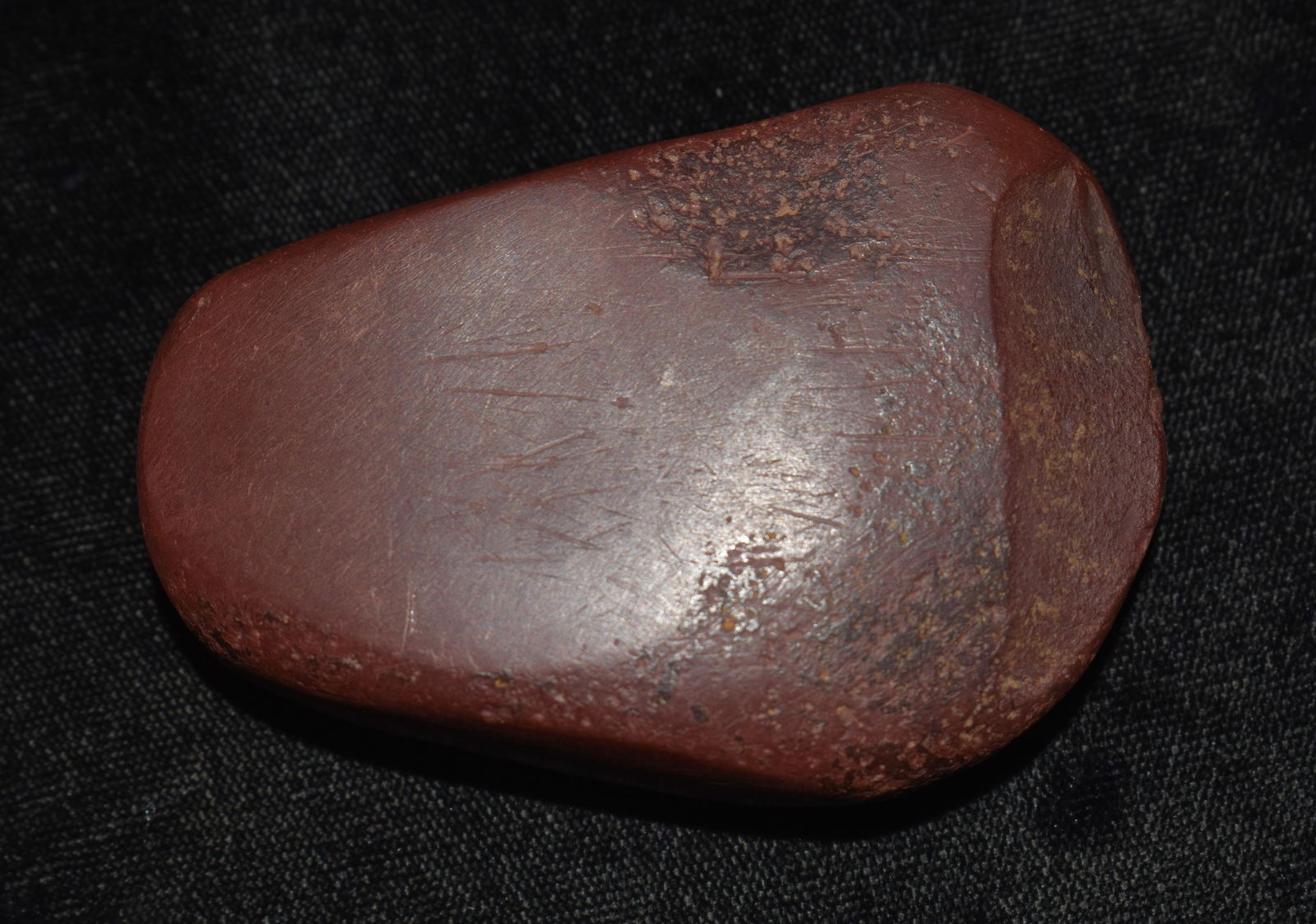 2 3/4" Hematite Rubbing Stone or Unfinished Celt (1 of 7)