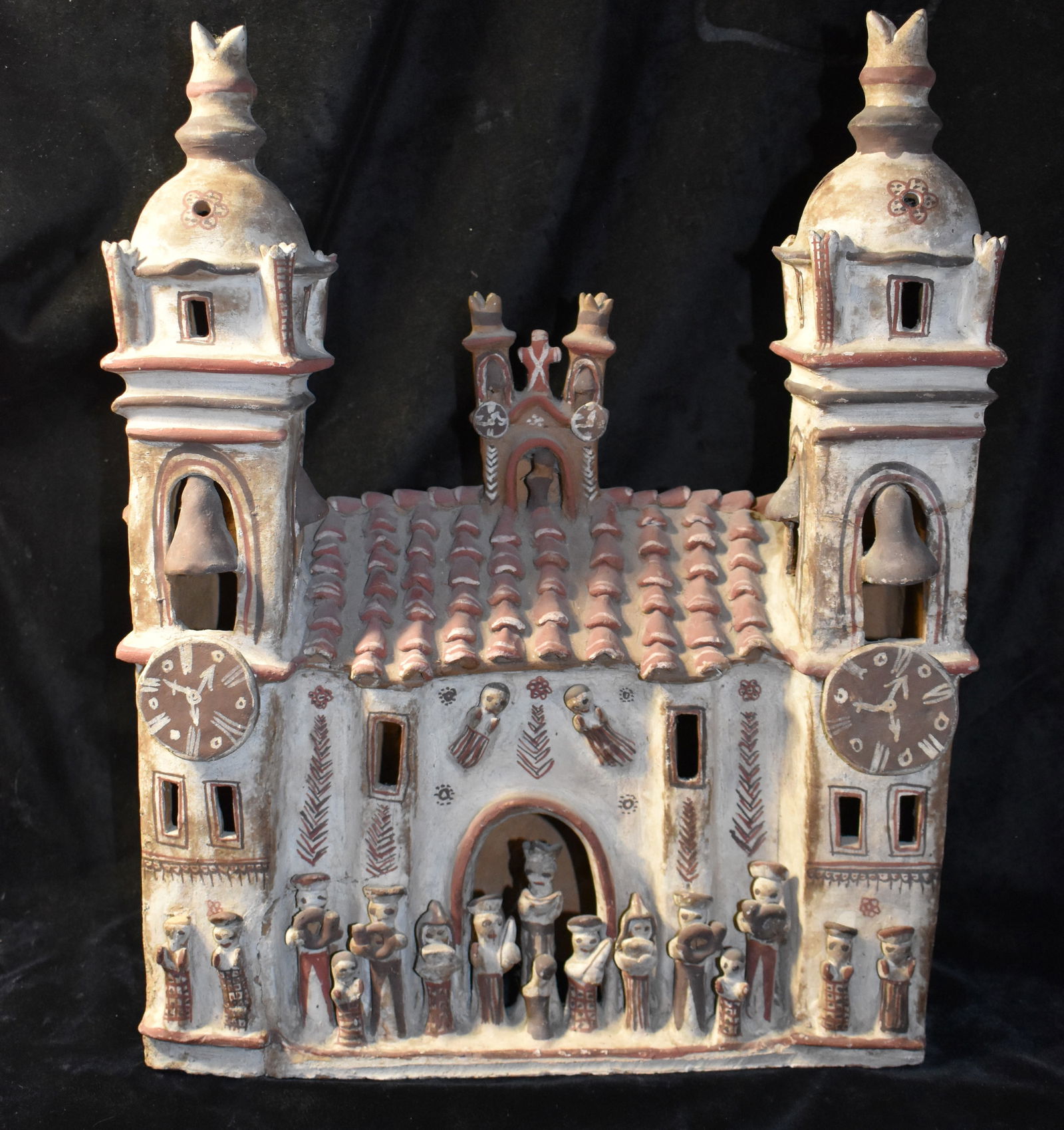 LARGE Vintage Hand Made Ornately Crafted Peruvian Church (1 of 17)