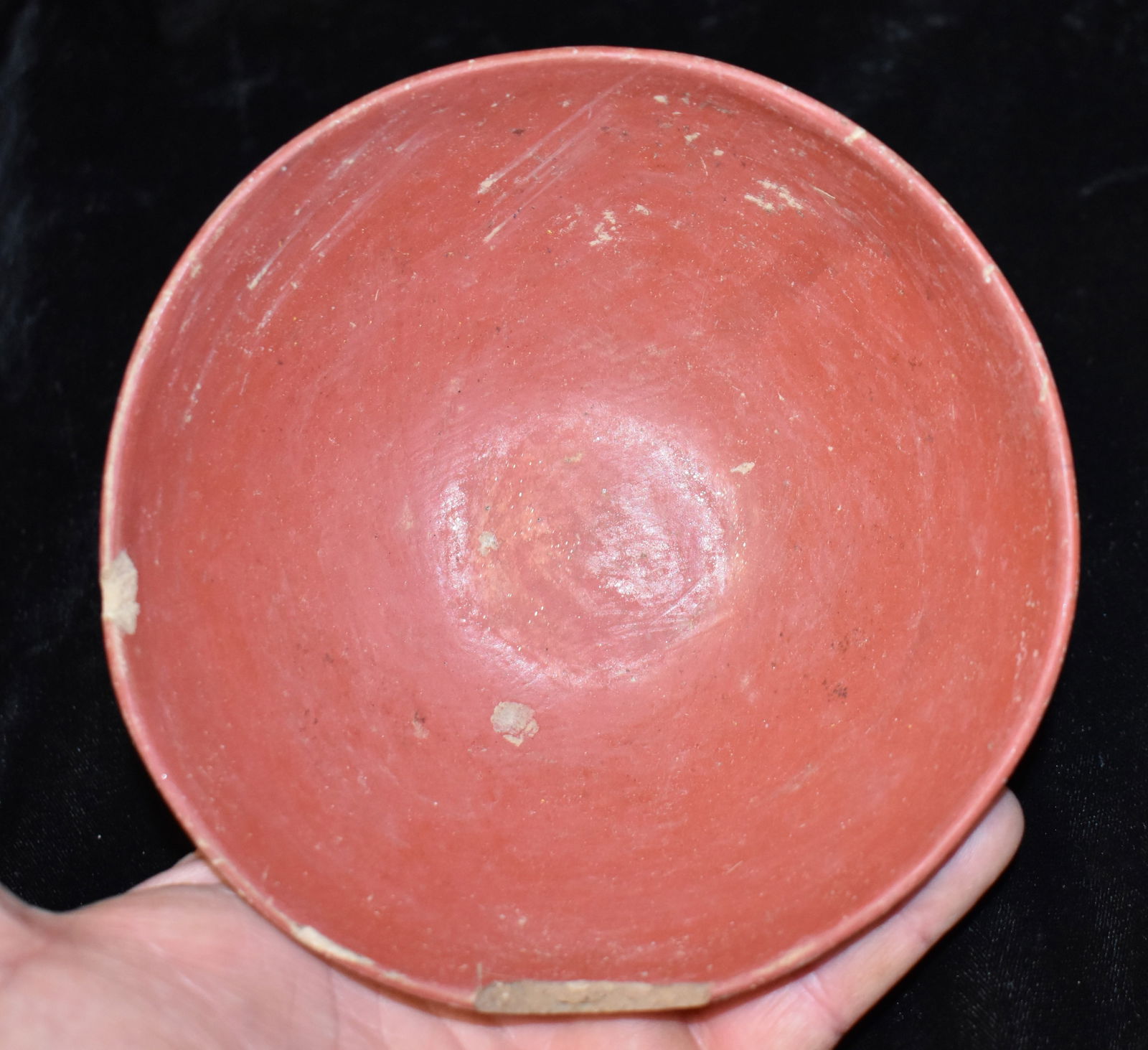 Pre-Columbian Two Tone Mayan Polychrome Pottery Bowl - circa 2000 BCE (1 of 9)