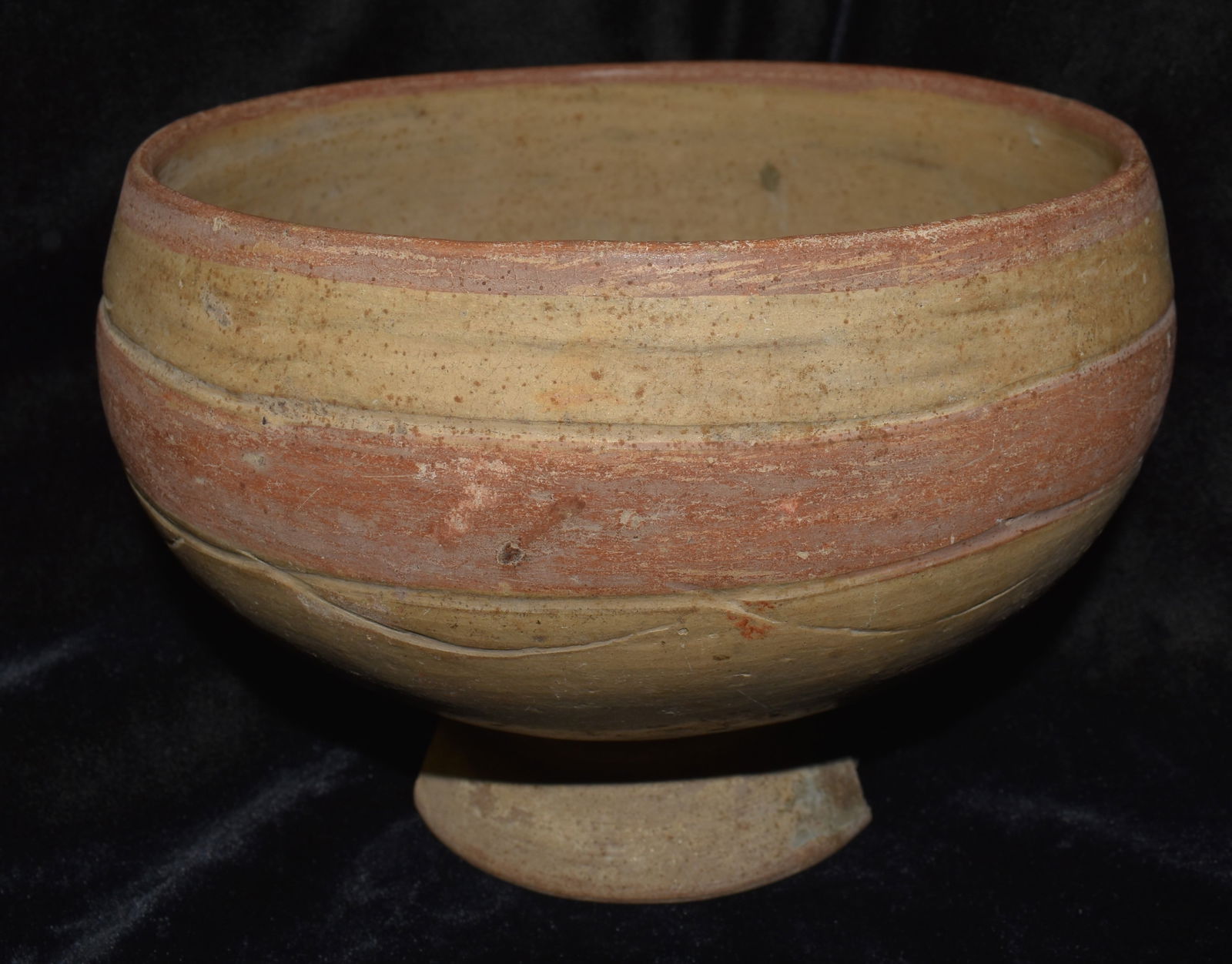 Pre-Columbian Mayan Incised and Hand Painted Pedestal Bowl (1 of 12)