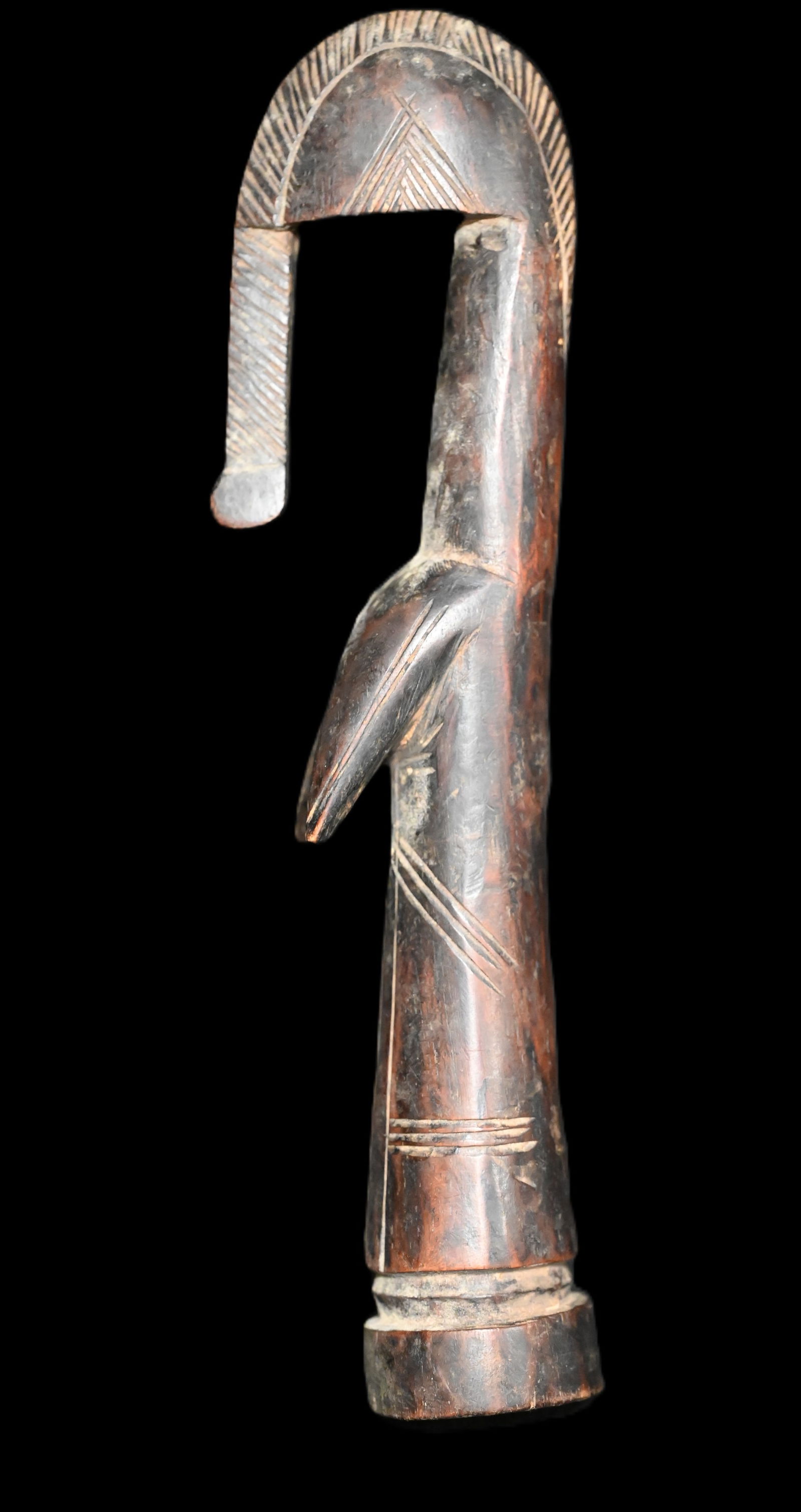 African Burkina Faso Mossi Fertility Doll Hand Carved Wood (1 of 5)