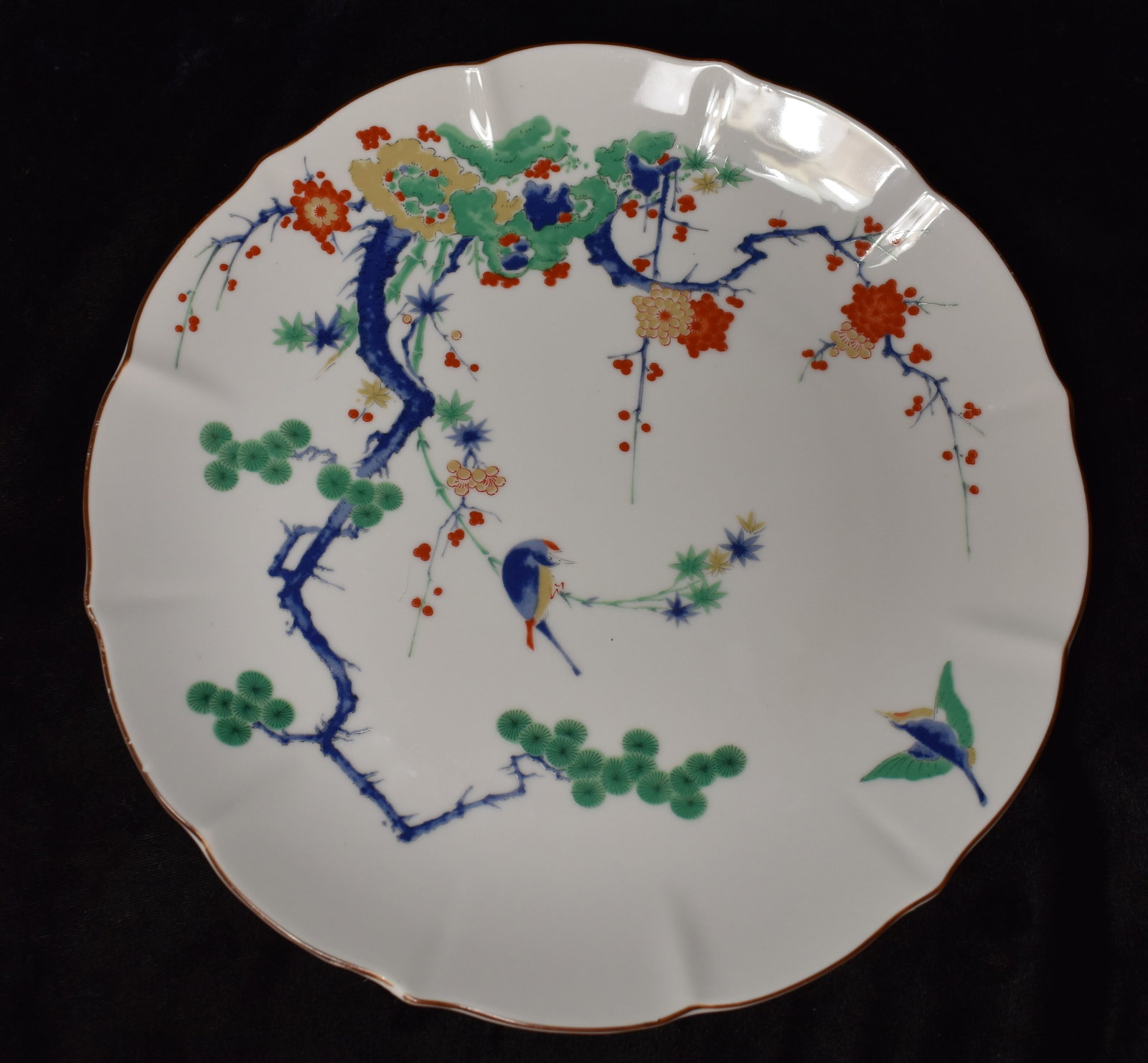 19th Century Arita Imari Hand Painted Porcelain Plate: Antique Japan Arita Imari Hand Painted Plate. Arita Imari porcelain plates have been made since 1616. This plate doesn't have Nippon or Made in Japan on it so it was likely made pre 1891. For its age 