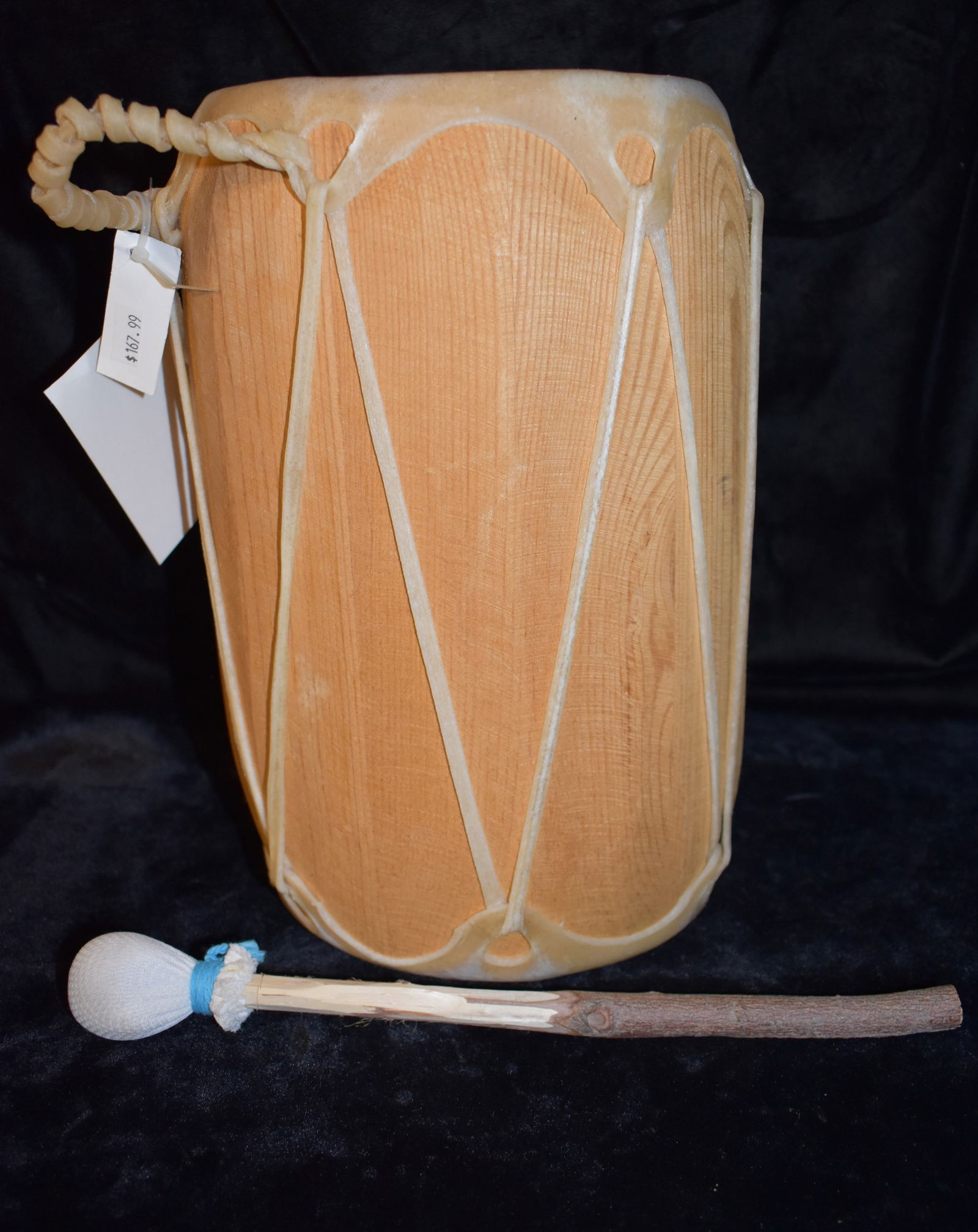 Ray Gallegos "Cochiti Ray" Ceremonial Drum - Pueblo, Native American (1 of 5)