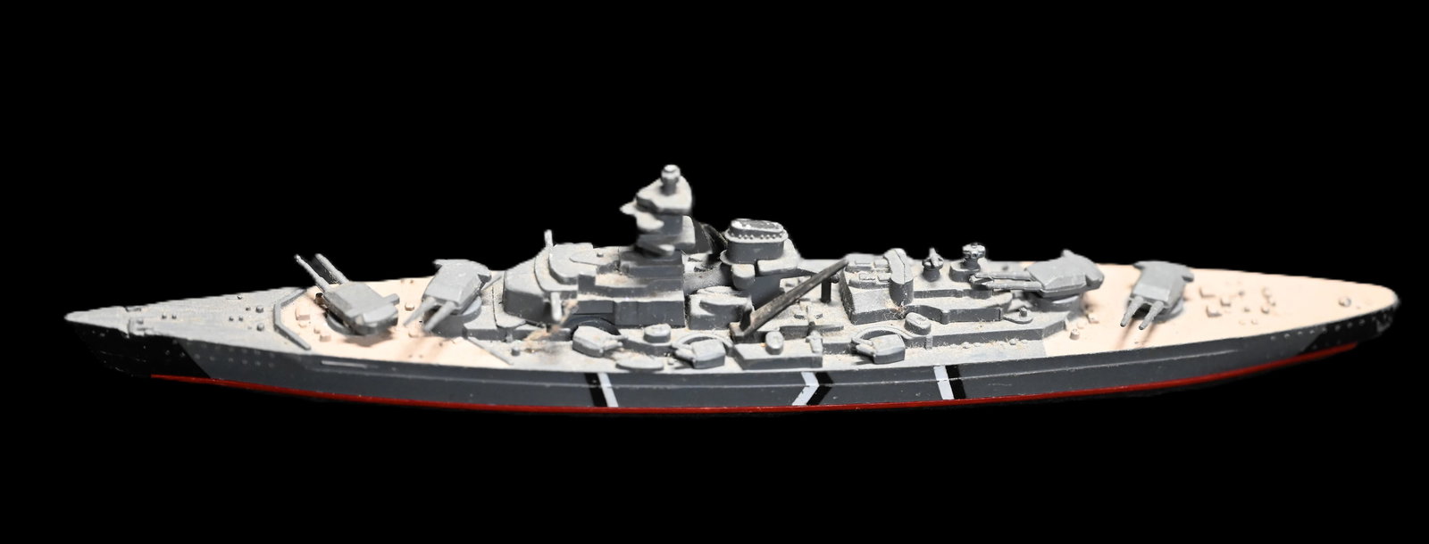 Cast Iron Bismark Toy Ship: Cast Iron Bismark Toy Ship.