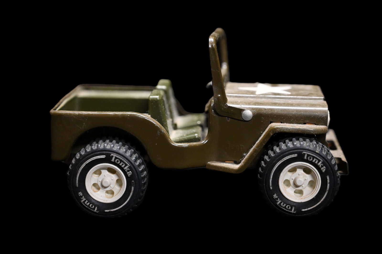 1960's Vintage Tonka Truck Military Jeep.: 1960's Vintage Tonka Truck Military Jeep.