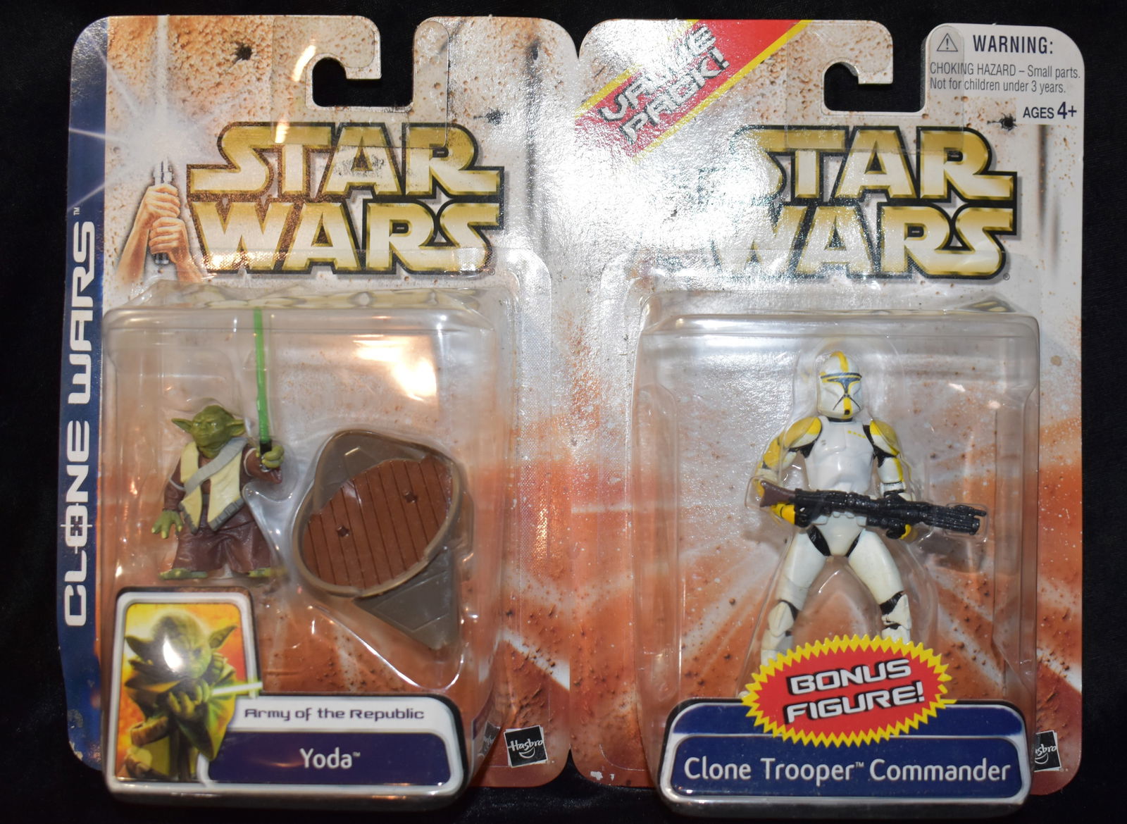 2003 Star Wars Clone Wars Value Pack Yoda & Bonus Yellow Clone Trooper (1 of 3)