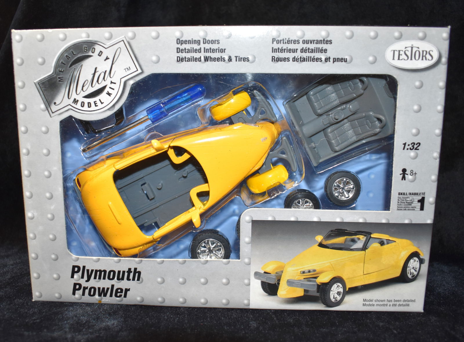 Vintage TESTORS 630003 1/32 Plymouth Prowler Metal Body Model KIT (1 of 3)