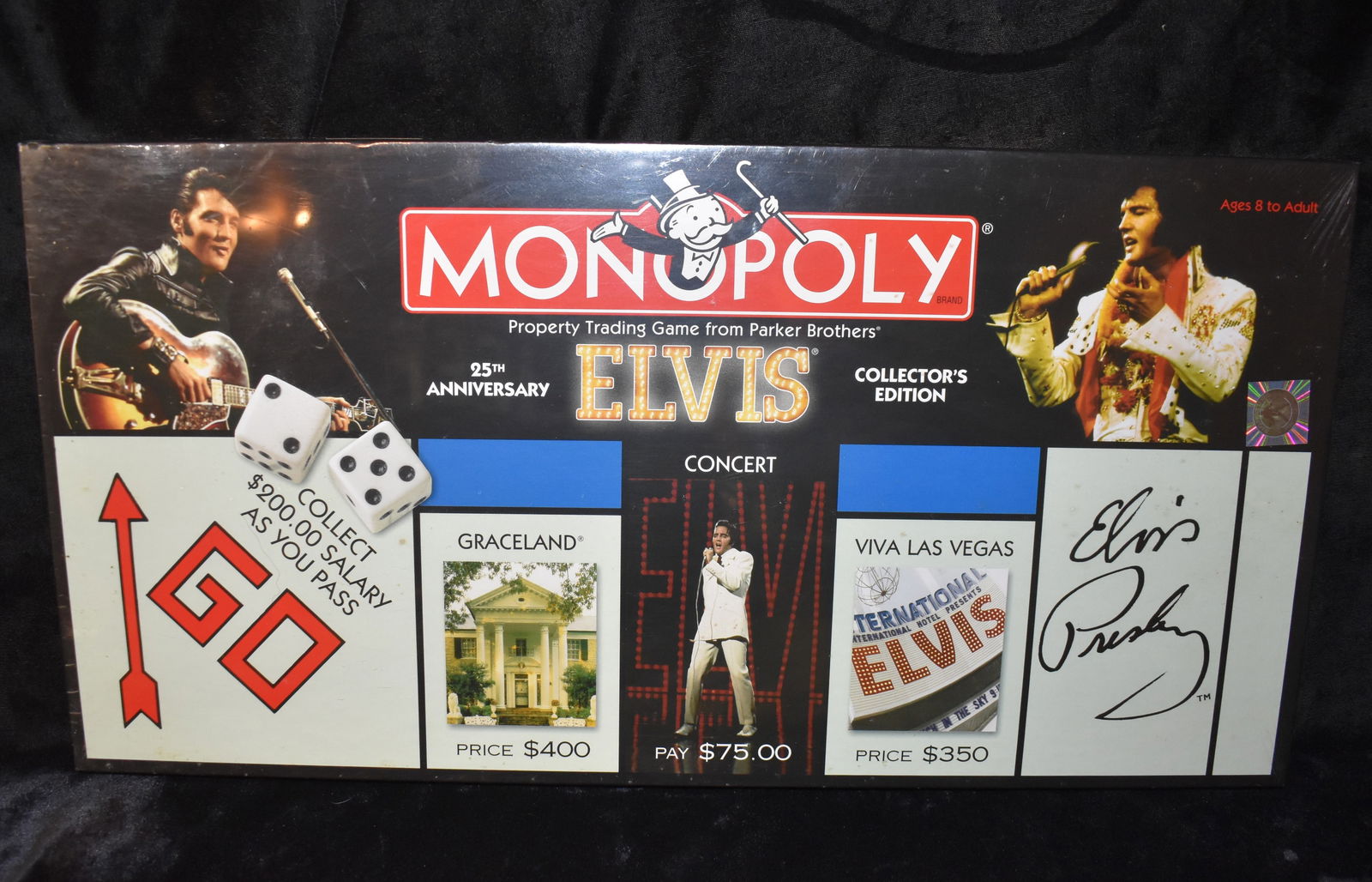 Vintage Elvis Presley 25th Anniversary Collector's Edition Monopoly Game New/Factory Sealed (1 of 3)