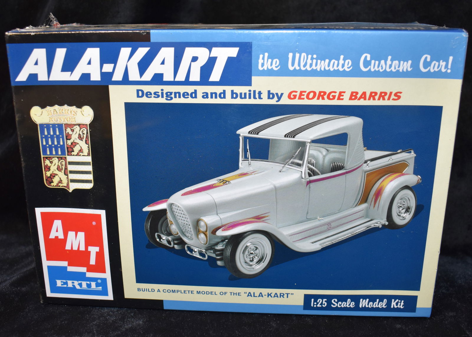 2002 AMT George Barris ALA-KART The Ultimate Custom Car 1:25 Scale Model Kit: 2002 AMT George Barris ALA-KART The Ultimate Custom Car 1:25 Scale Model Kit. Factory Sealed. New old stock from 2002