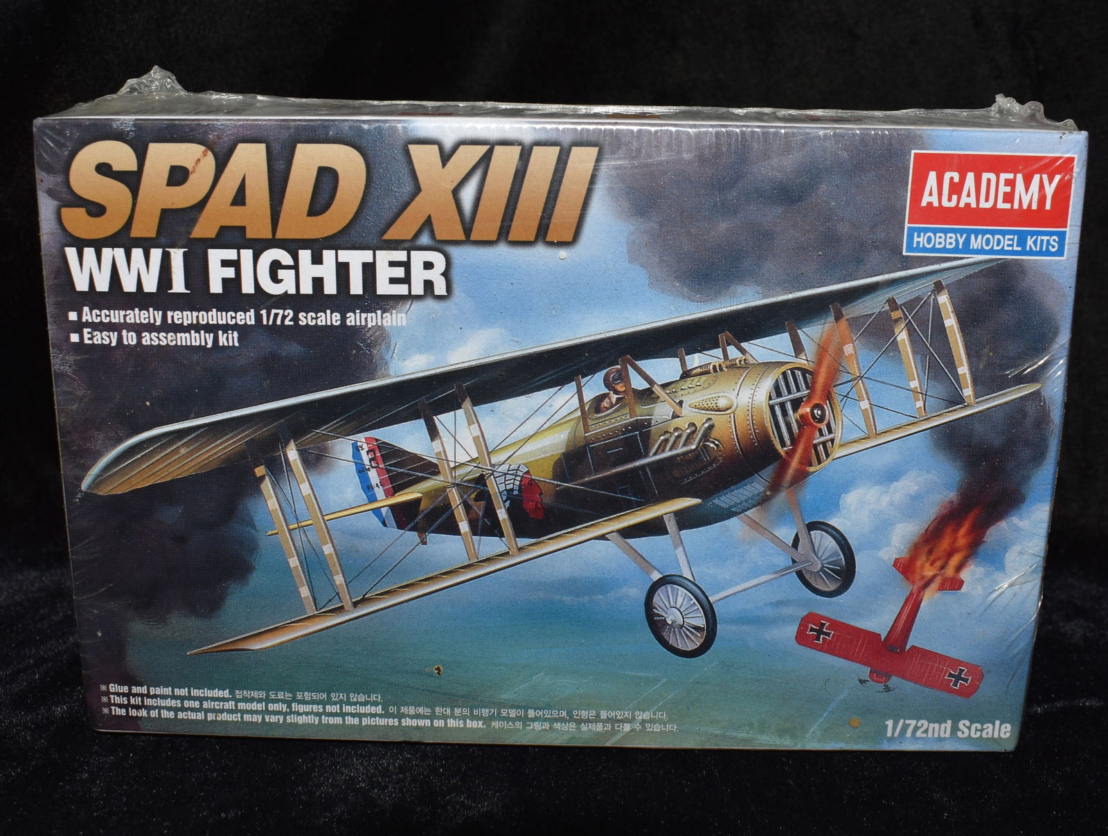Academy AC12446 1/72 SPAD XIII WWI FIGHTER PLASTIC MODEL Kit (1 of 3)