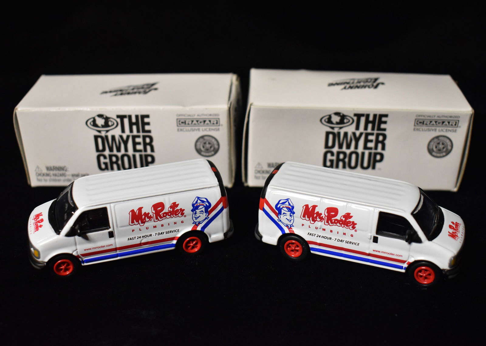 2 Johnny Lightning Special Run Dwyer Group Mr Rooter Diecast Cars 2002 (1 of 4)