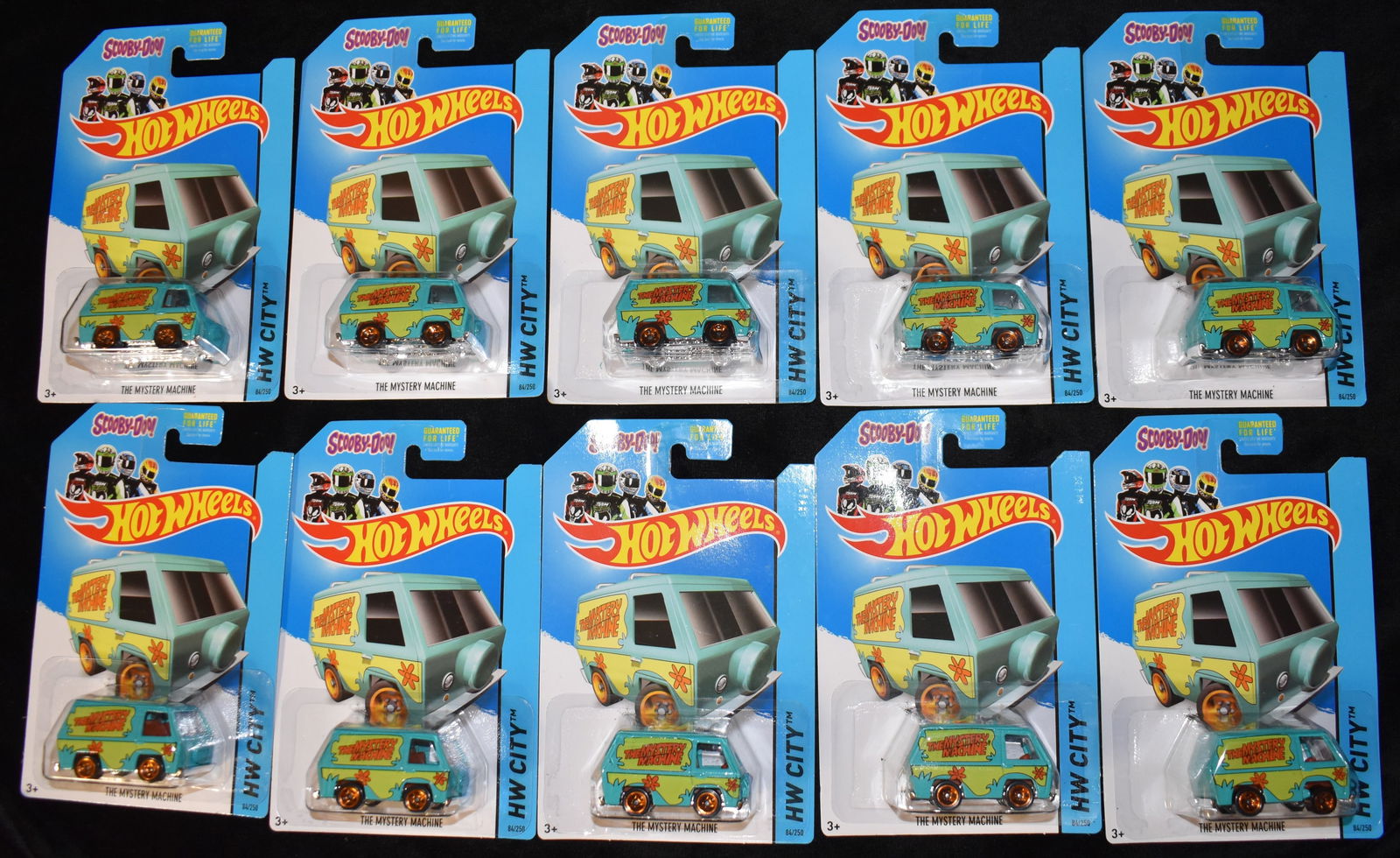 X10 - 2014 Hot Wheels THE MYSTERY MACHINE #84 Scooby Doo! HW City NIB (1 of 4)