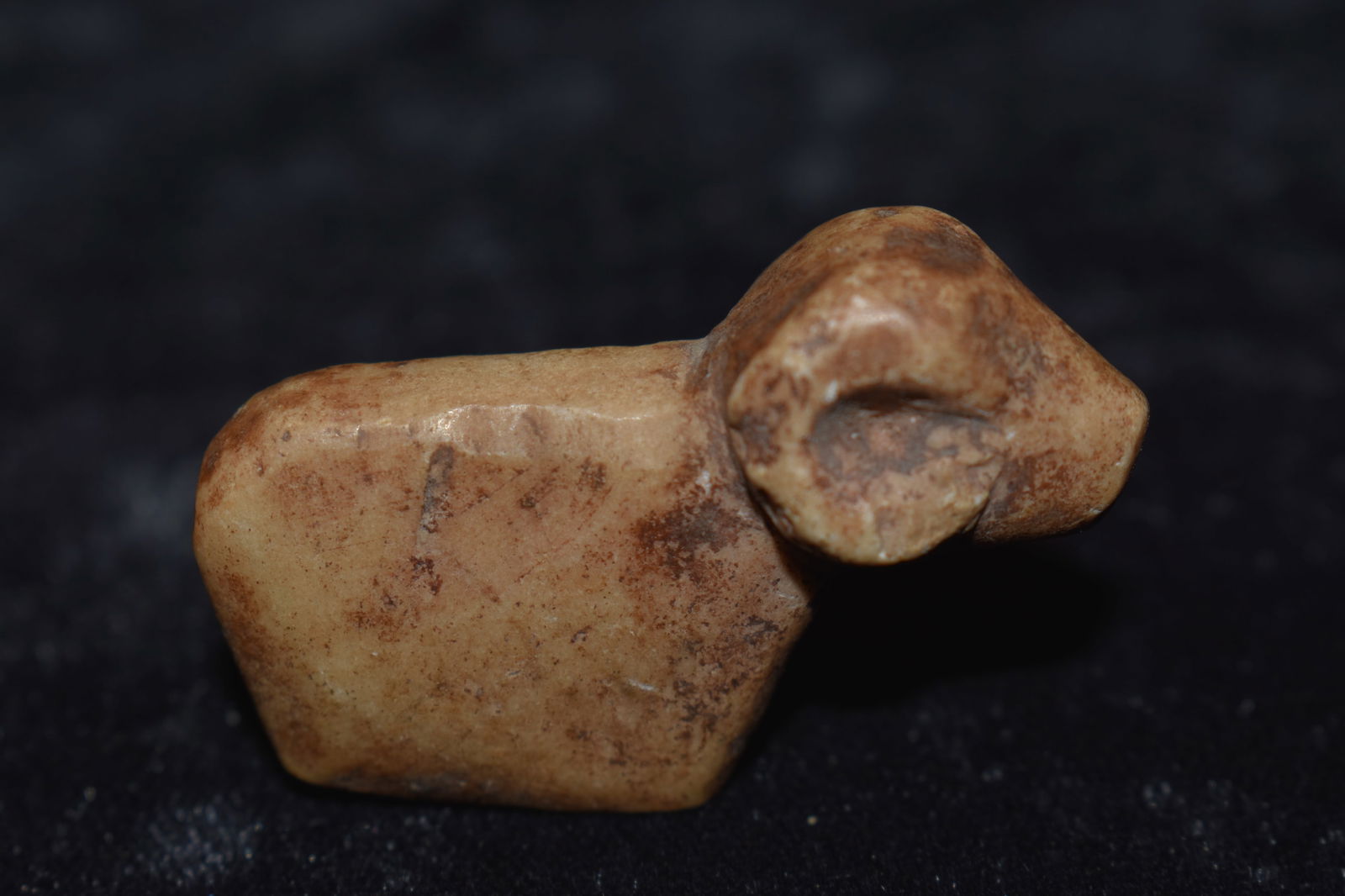 Proto-Historic Peruvian Stone Animal Figure Ram - found in Peru (1 of 7)