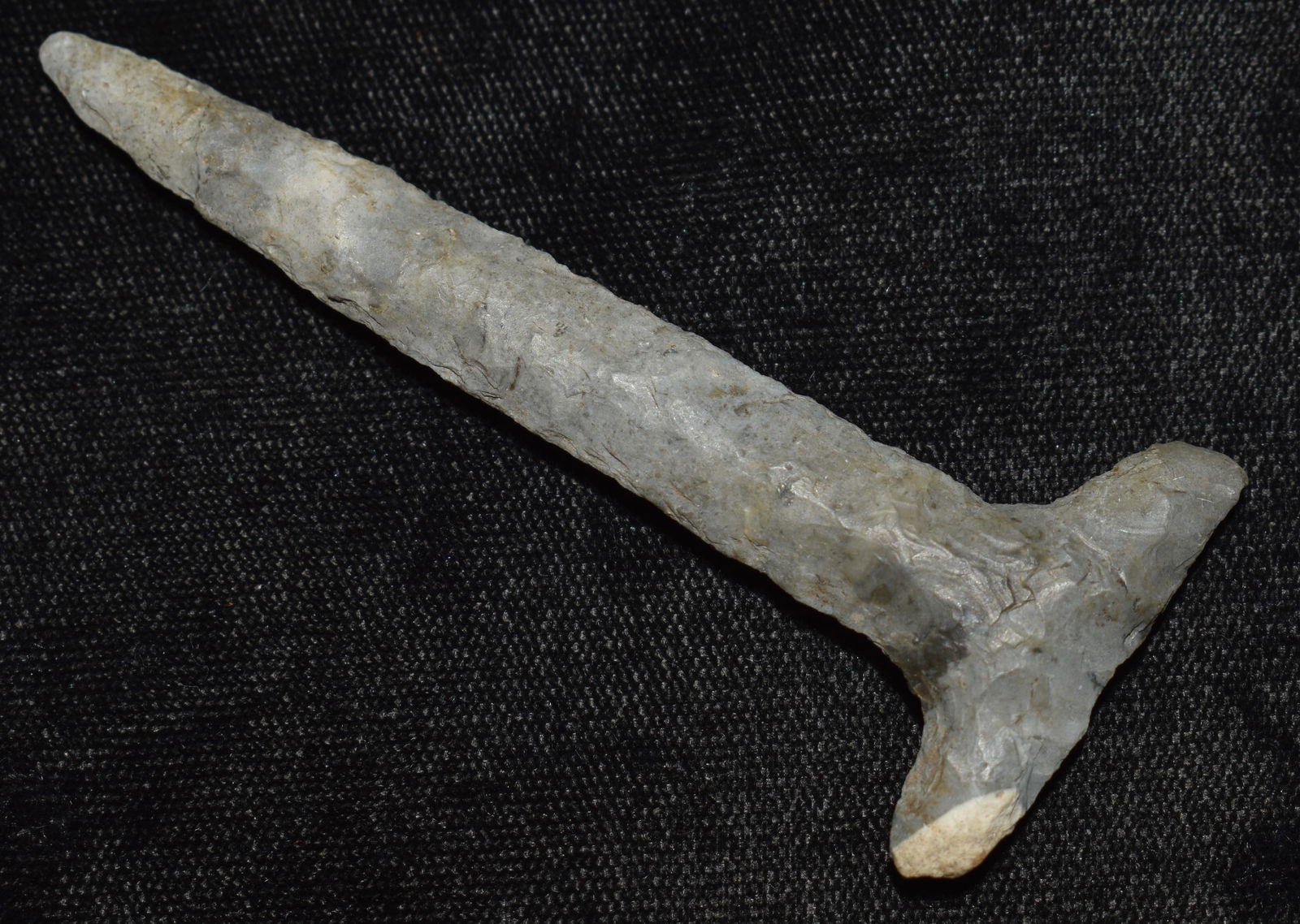 Fabulous 3 1/8" Permian Uplift Chert T-Drill found in SE Iowa by Jim McClellan (1 of 9)