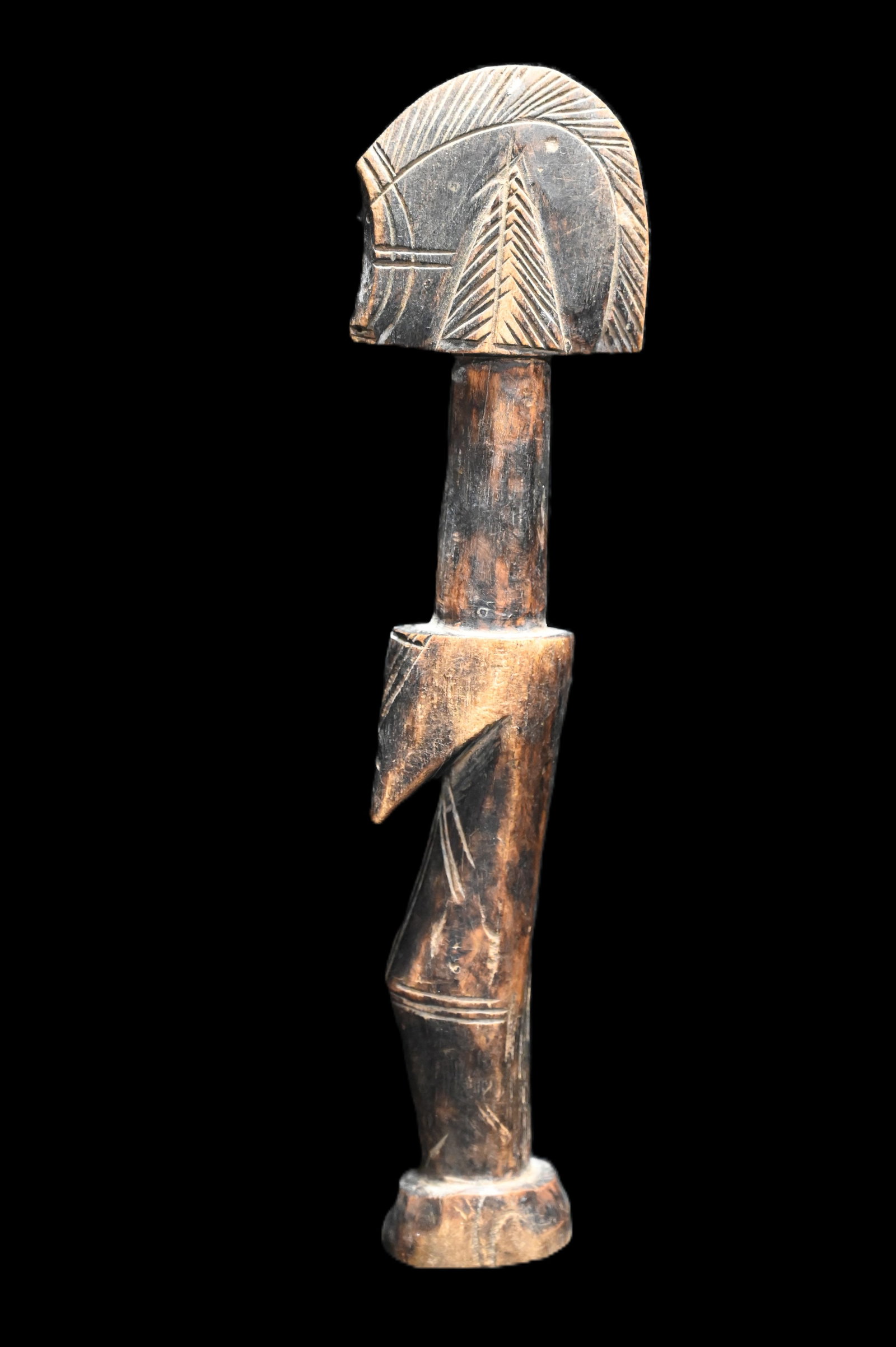 Mossi Hand Carved Wood Fertility 9" Statue. The Mossi people are native to Burkina Faso, primarily (1 of 7)