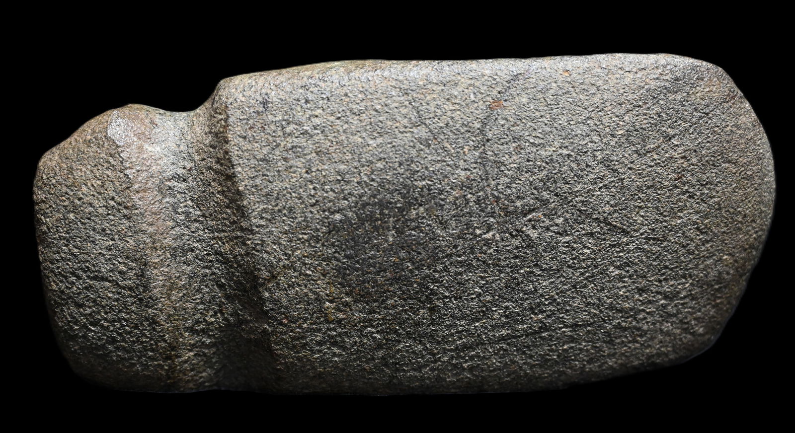 Massive Axe 10 7/16" Granite 3/4 Groove Found in Linn Co. Missouri Ex: Michael Kussman Collection. (1 of 10)