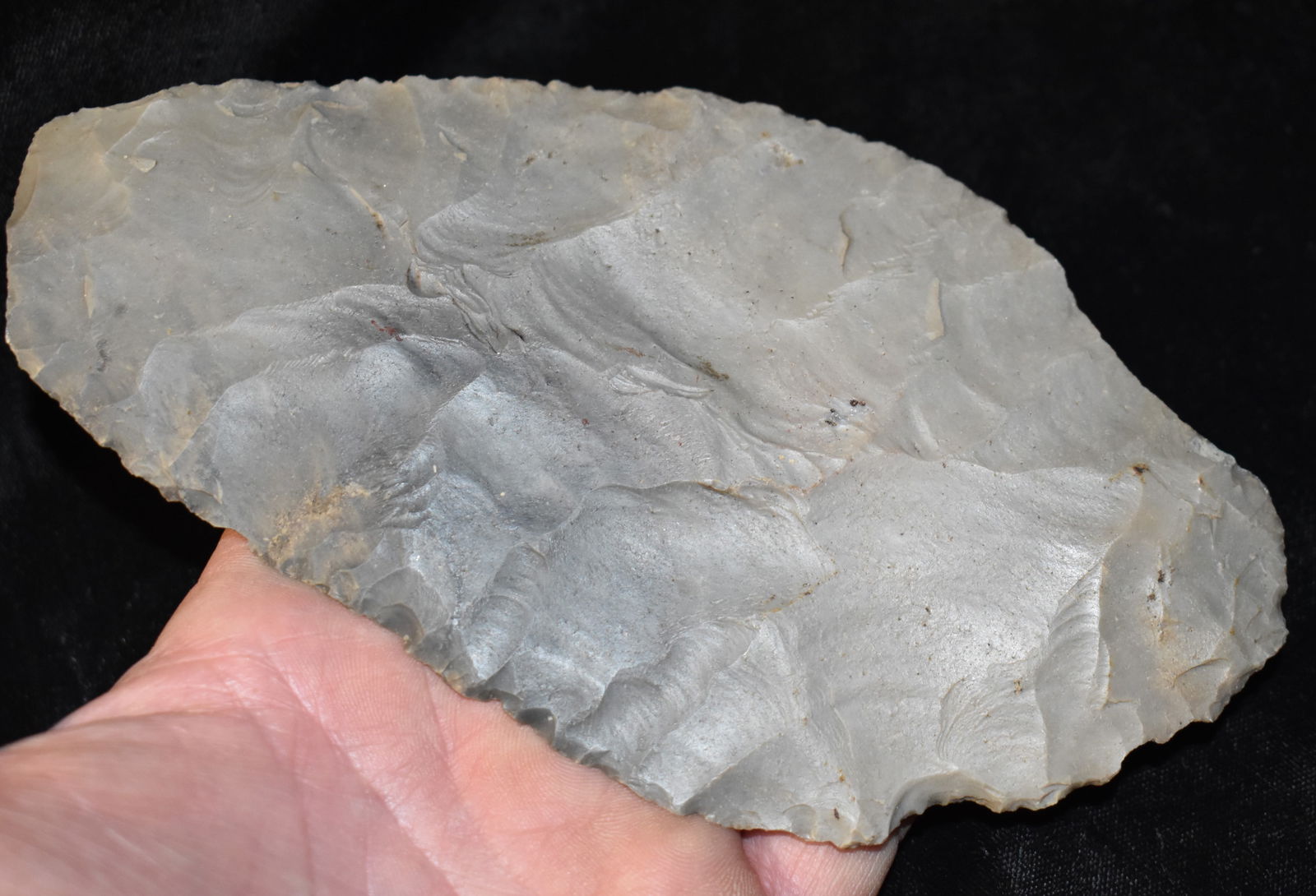 7" Adena Blade found on a farm 3 Miles South of Plymouth in Marshal County, Indiana (1 of 7)