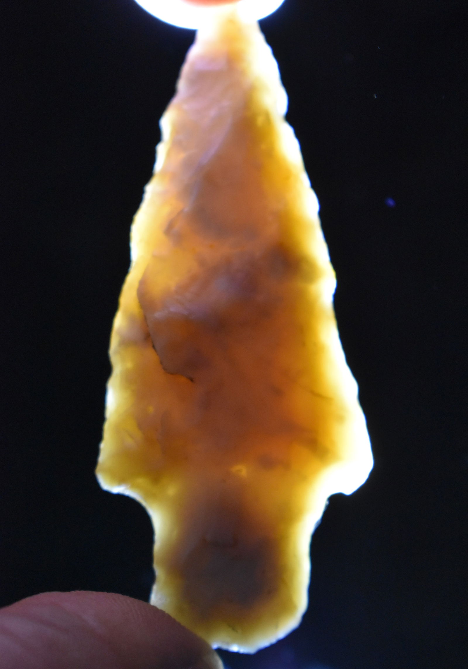 2 3/4" Flint Ridge Chalchedony Kramer found North of Detroit, Michigan (1 of 8)