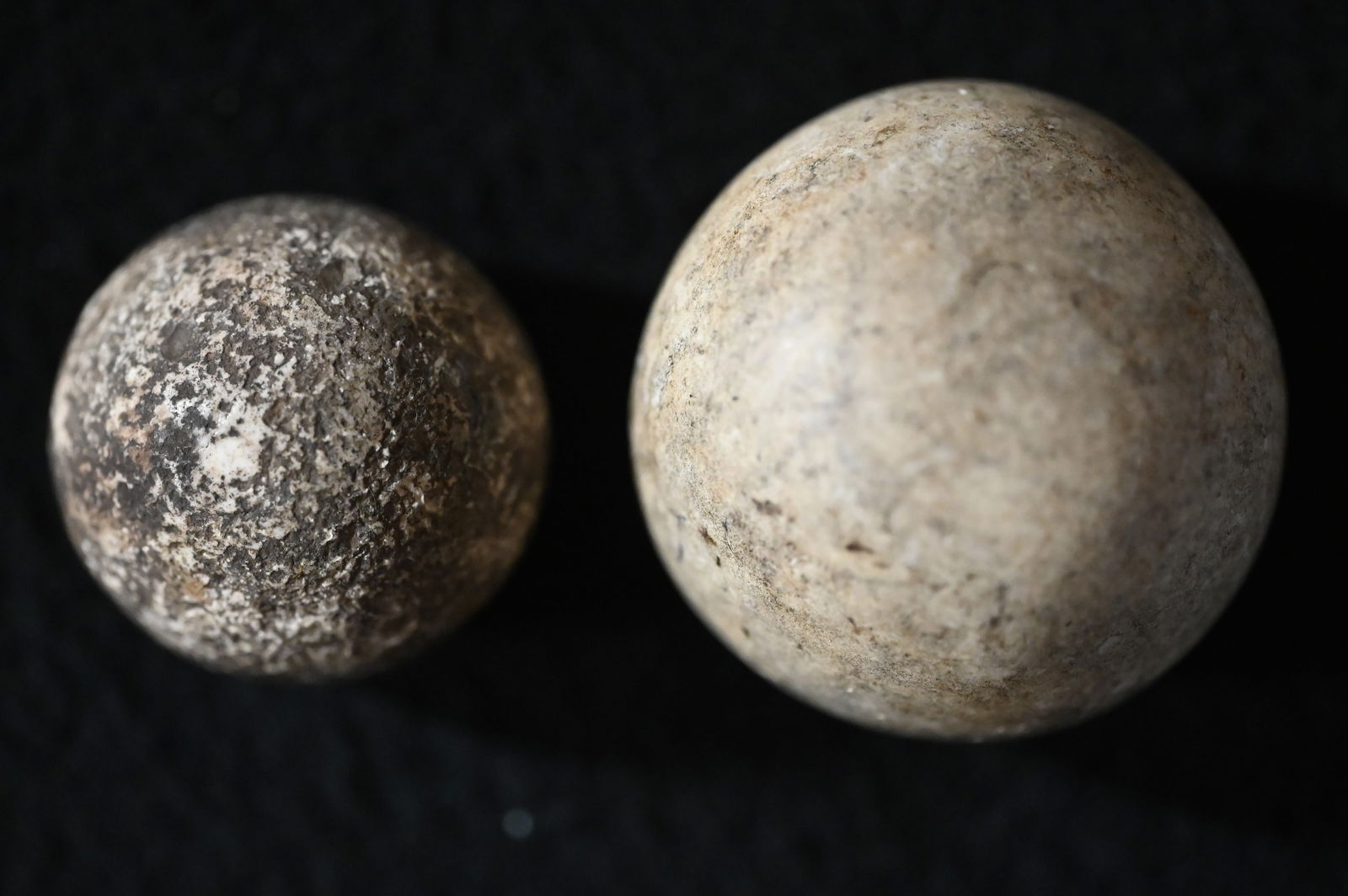 2 Game Balls 2" Largest Found in St. Claire Co. Illinois. (1 of 5)