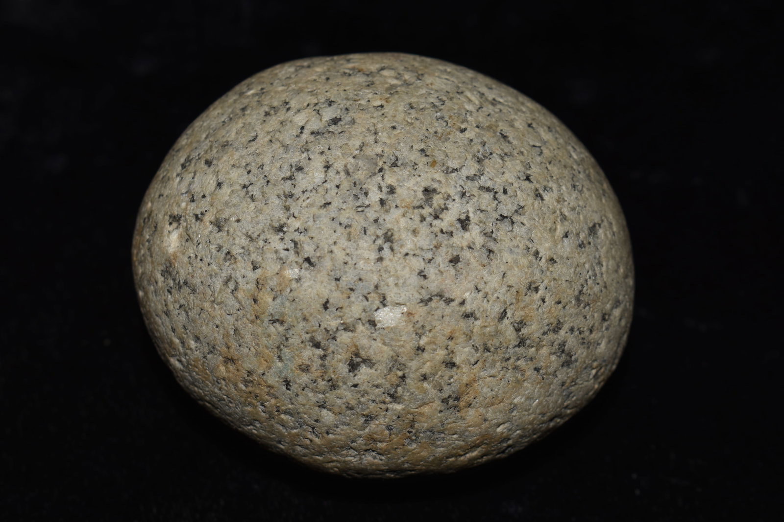 3 1/8" Granite Egg Shaped Rolling Stone found in SE Iowa (1 of 5)