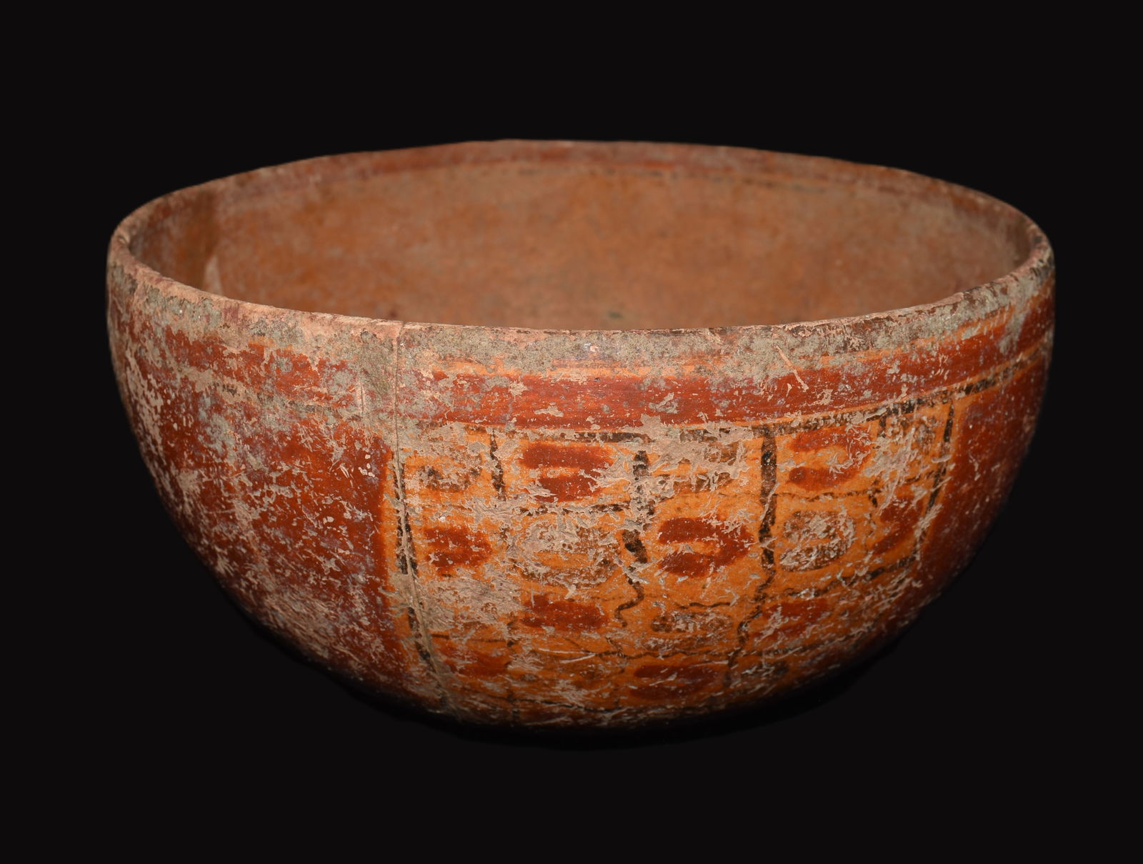 Pre-Columbian Myan Painted Pottery Bowl (1 of 7)