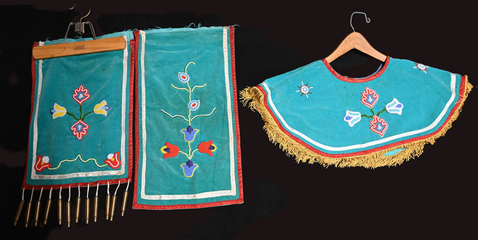 Childs Chipewa Beaded dance Yoke and Matching Panels (1 of 8)