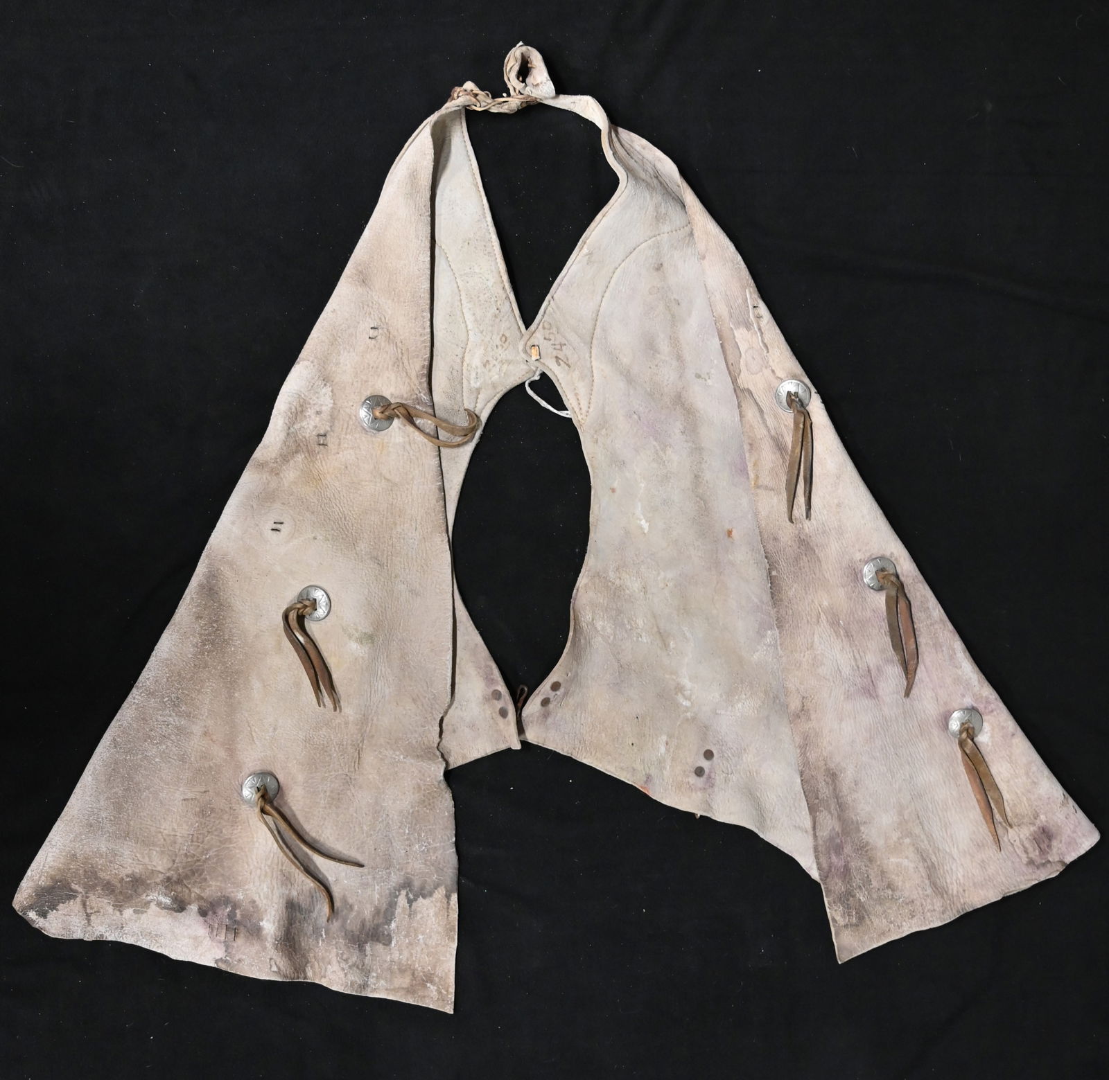 Leather Cowboy Chaps From Riverton Wyoming. (1 of 9)