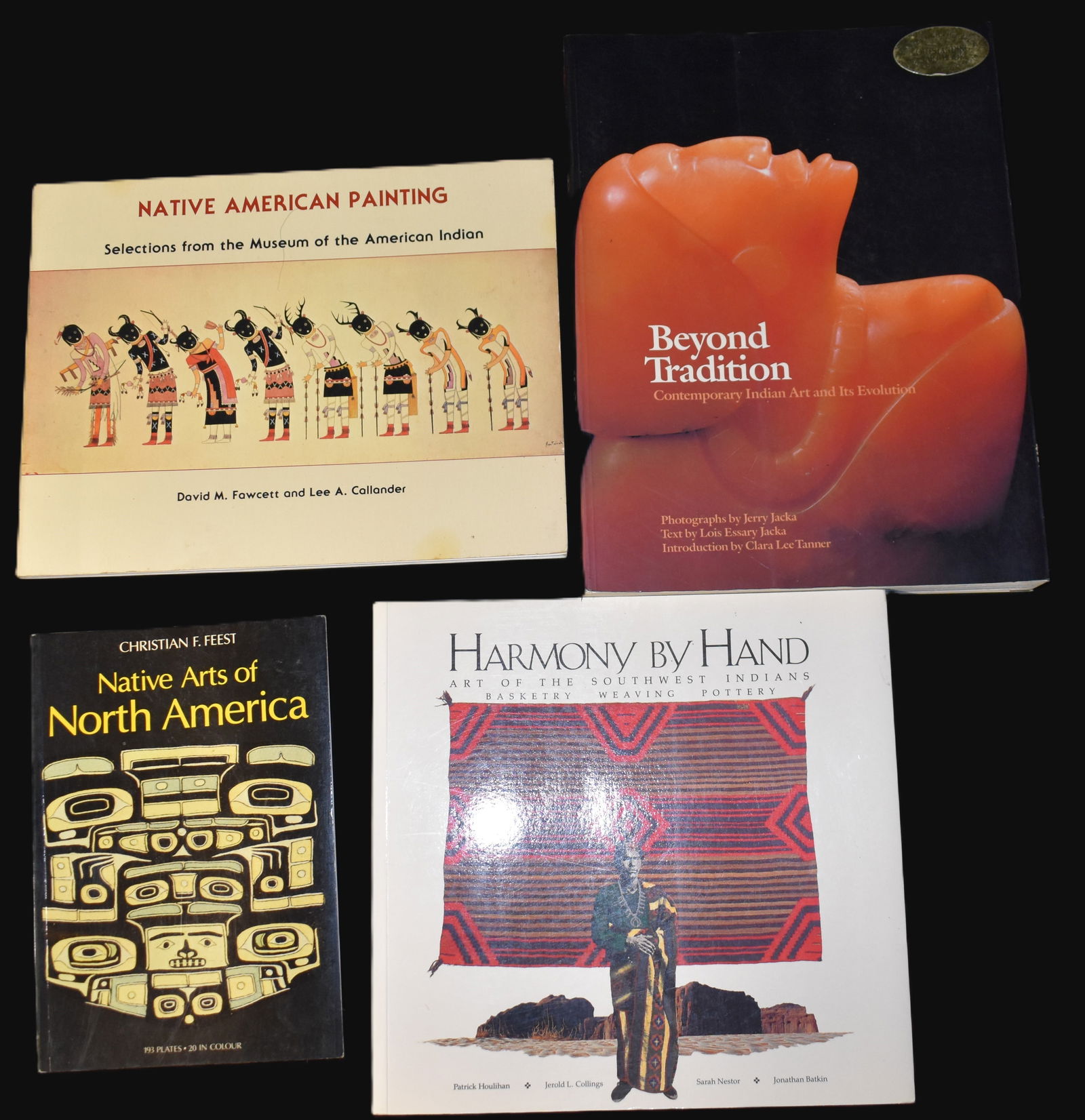4 Books on Native American Art - Painting, Weaving, Pottery, Contemporary (1 of 4)