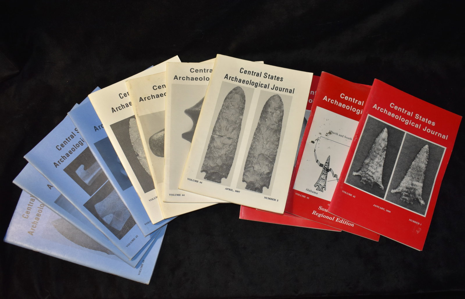 Central States Archaeological Journals - Complete Sets from 1996-1998: Central States Archaeological Journals - Complete Sets from 1996-1998. All are in very good condition.