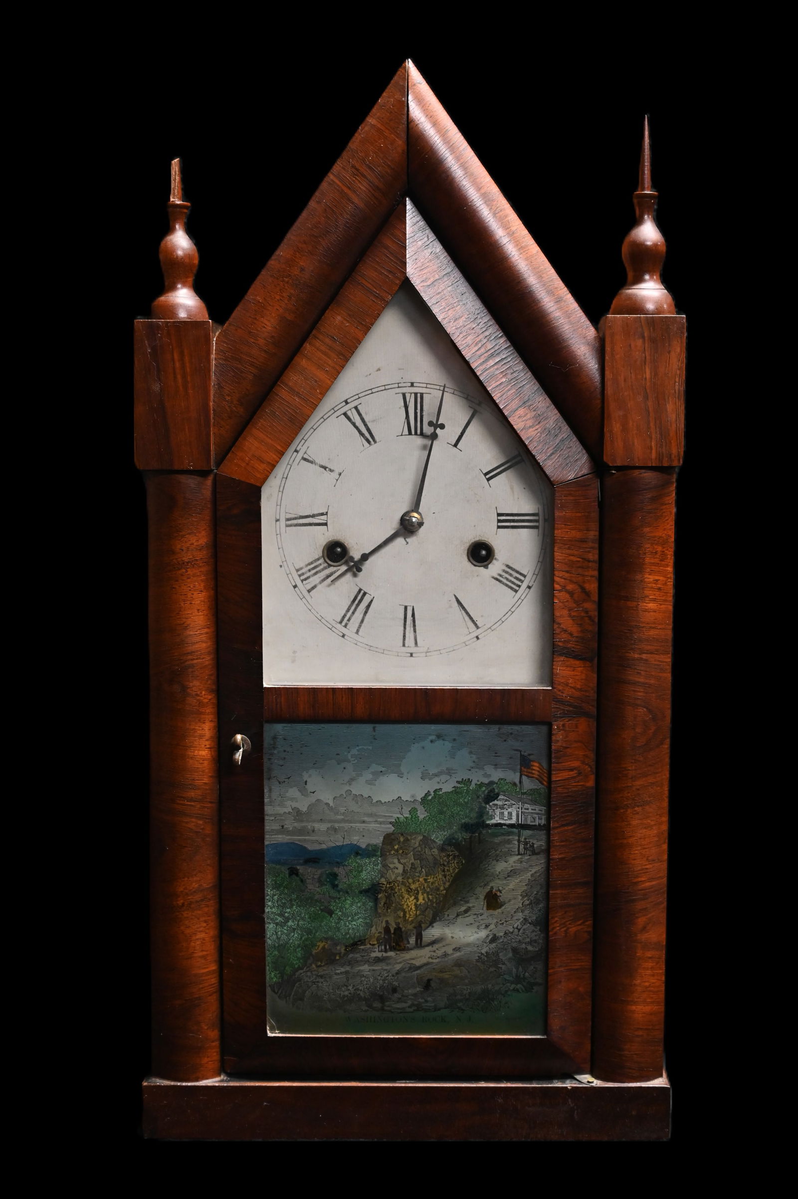 Waterbury Eight Day and 30 Hour 20" Mantle Clock. (1 of 12)