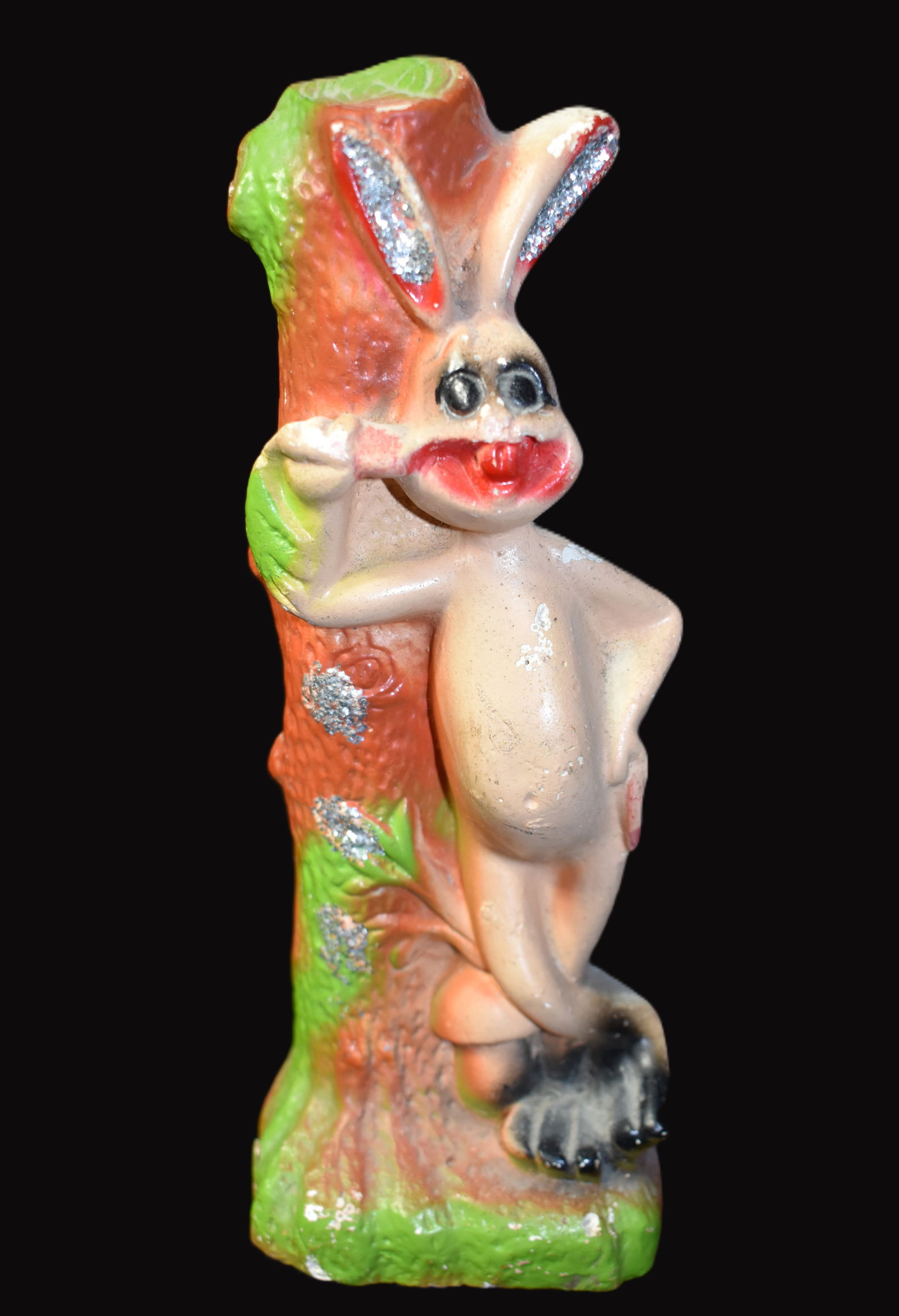 Circa 1945 Carnival Chalkware Bugs Bunny Statue (1 of 6)