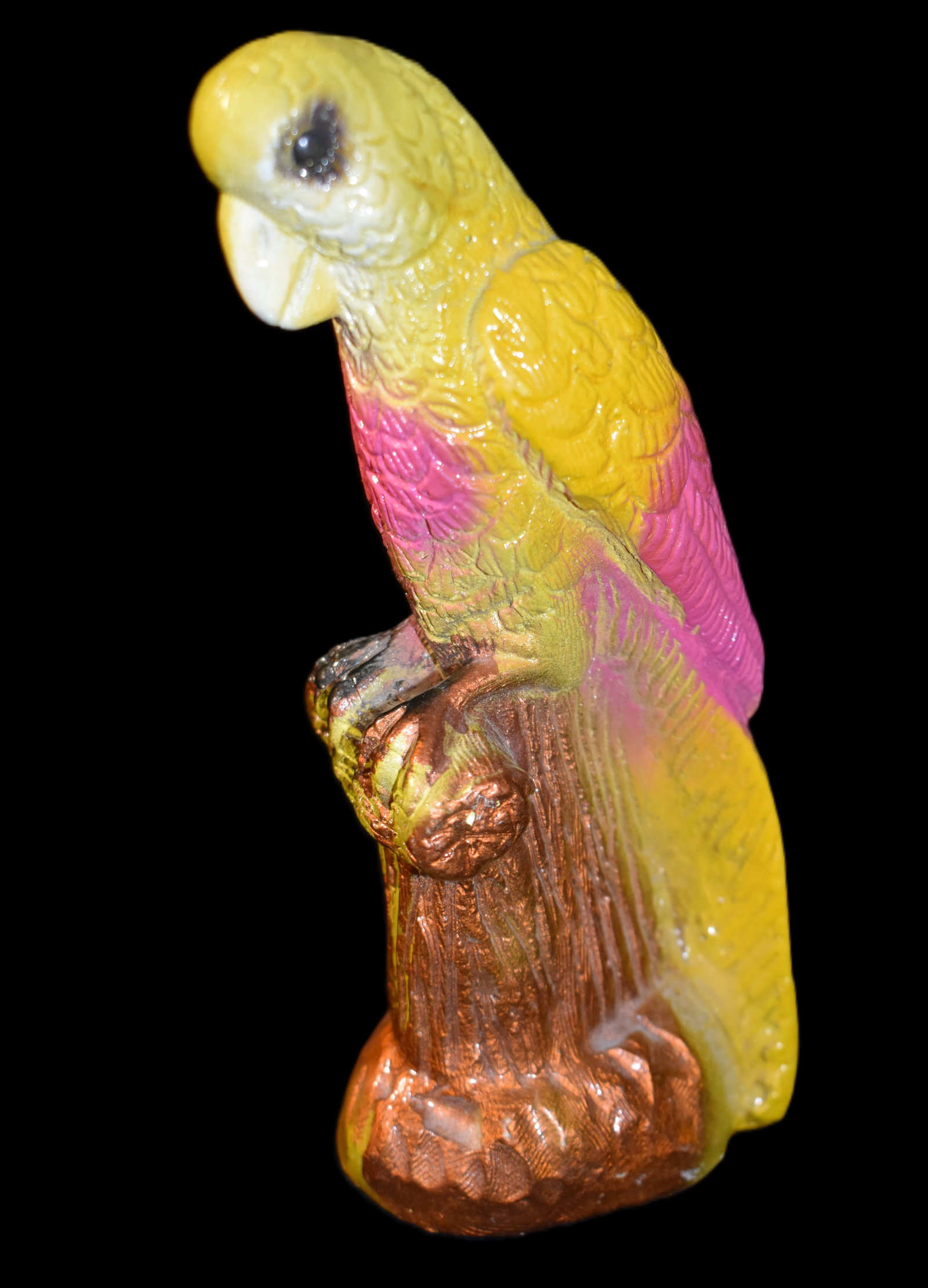 1955 Rosemead Pottery Parot - Wahpeton Pottery Company: Rosemeade Pottery, originally known as the Wahpeton Pottery Company, was founded in January 1940 by Laura Taylor Hughes and Robert J. Hughes in Wahpeton, North Dakota. Laura Taylor Hughes, who studied