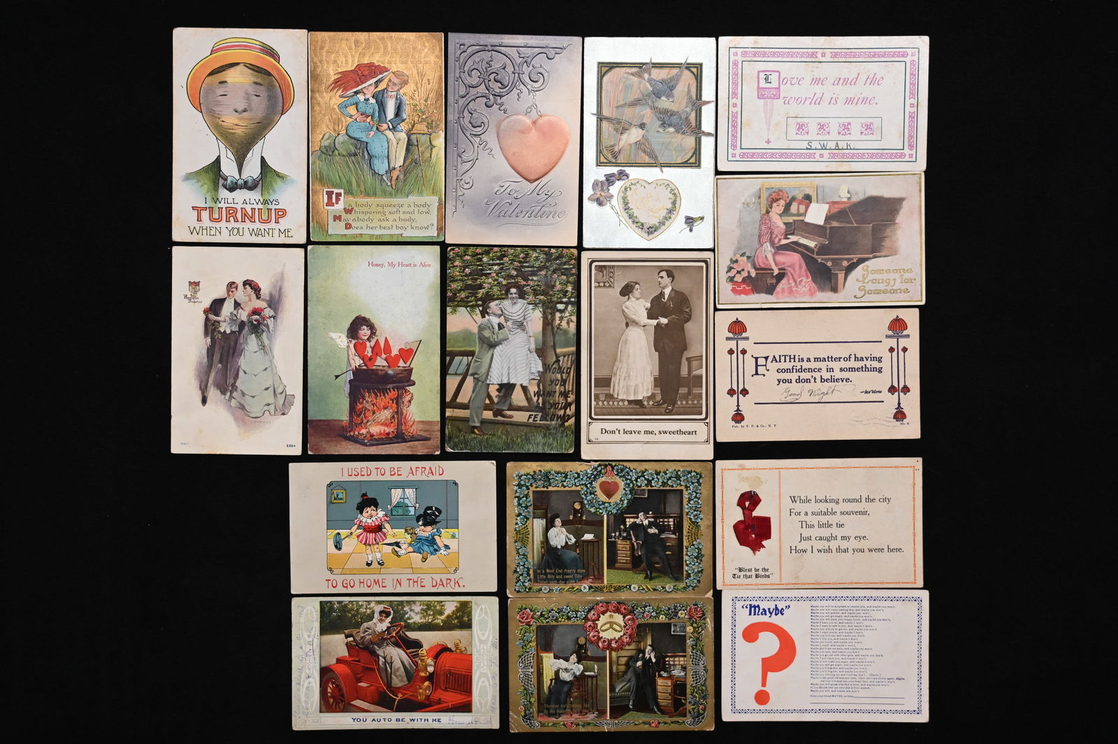 18 Vintage Postcards Early to Mid 1900's.  Please see photos for condition. (1 of 10)