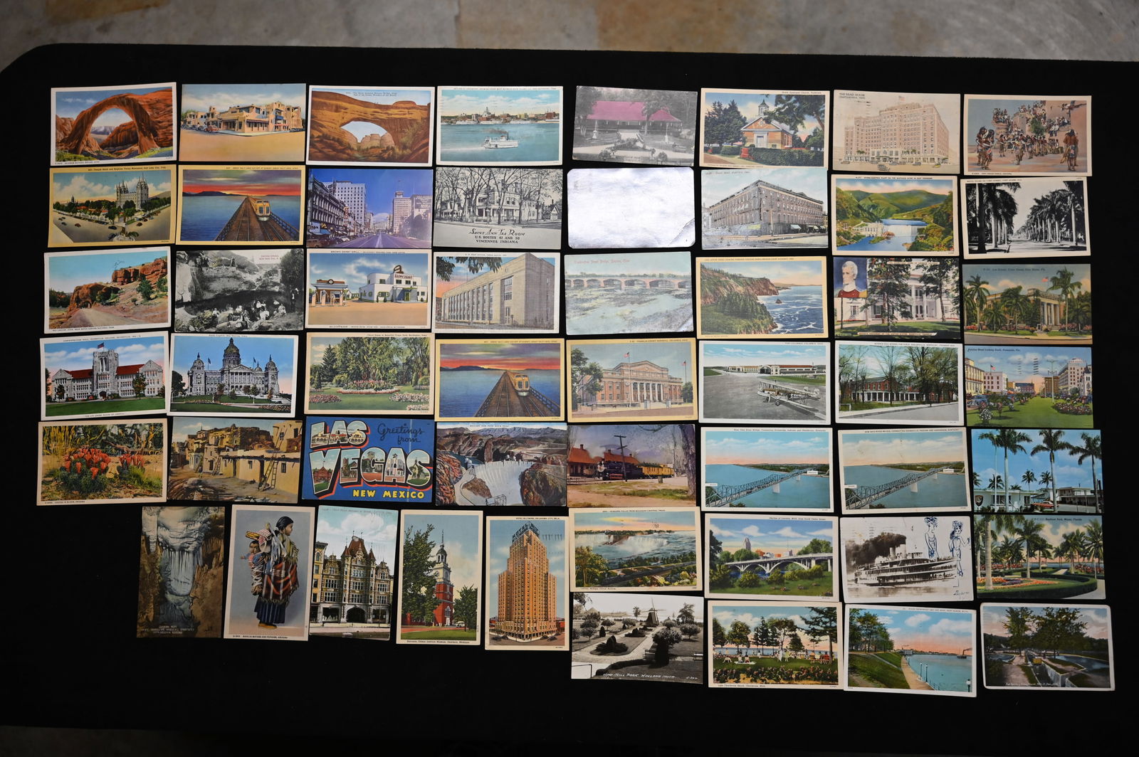 53 Vintage Postcards Early to Mid 1900's.  Please see photos for condition. (1 of 9)