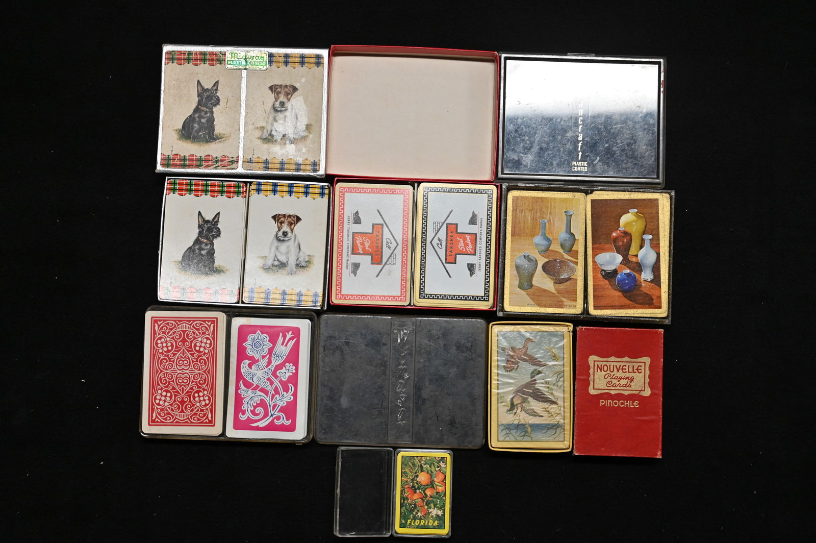 10 Vintage Advertisement Playing Cards includes Nouvelle, Florida Mini, Jerry Tarshes Realtor, (1 of 5)