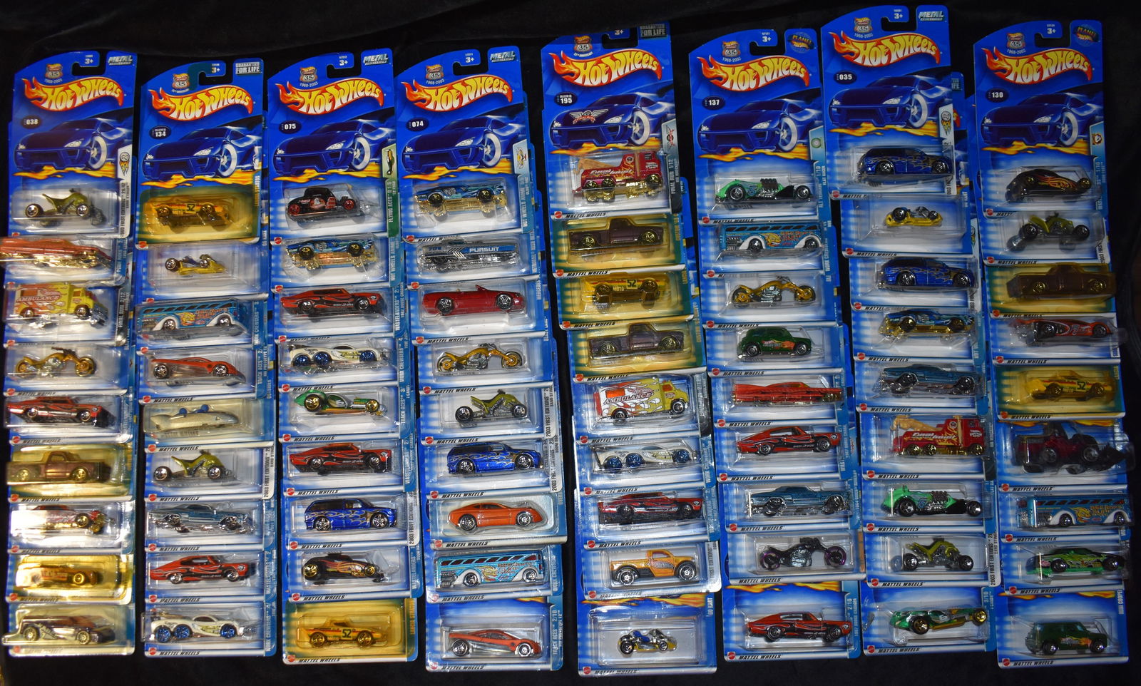 2003 Mattel Hot Wheels Assortment - 72 Cars 1:64 Scale Diecast (1 of 8)